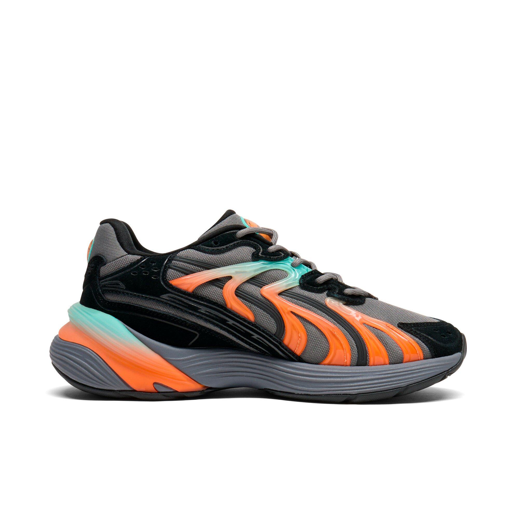 PUMA Inverse Fission "Black/Grey/Orange" Men's Shoe - BLACK/GREY/ORANGE Thumbnail View 2