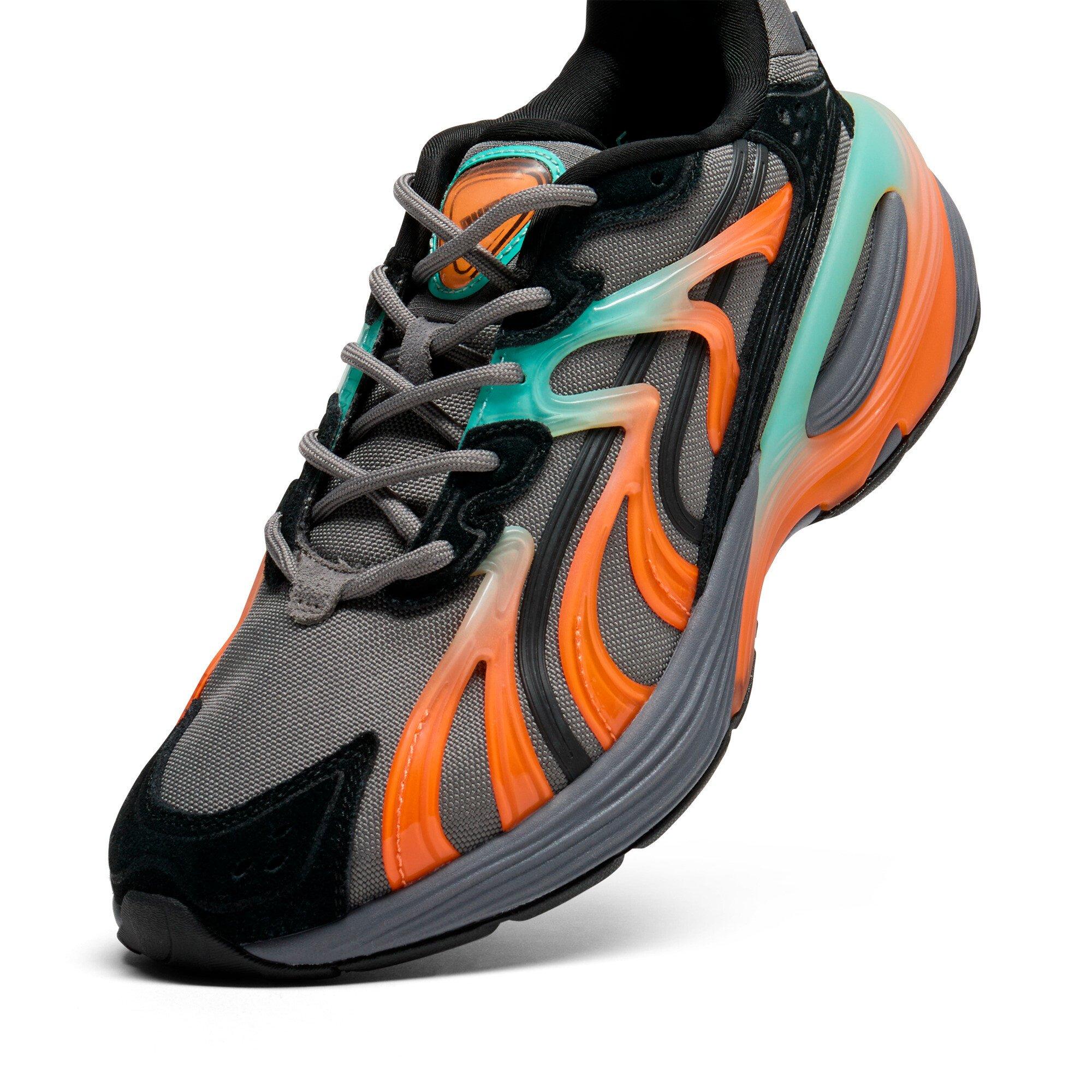 PUMA Inverse Fission "Black/Grey/Orange" Men's Shoe - BLACK/GREY/ORANGE Thumbnail View 5