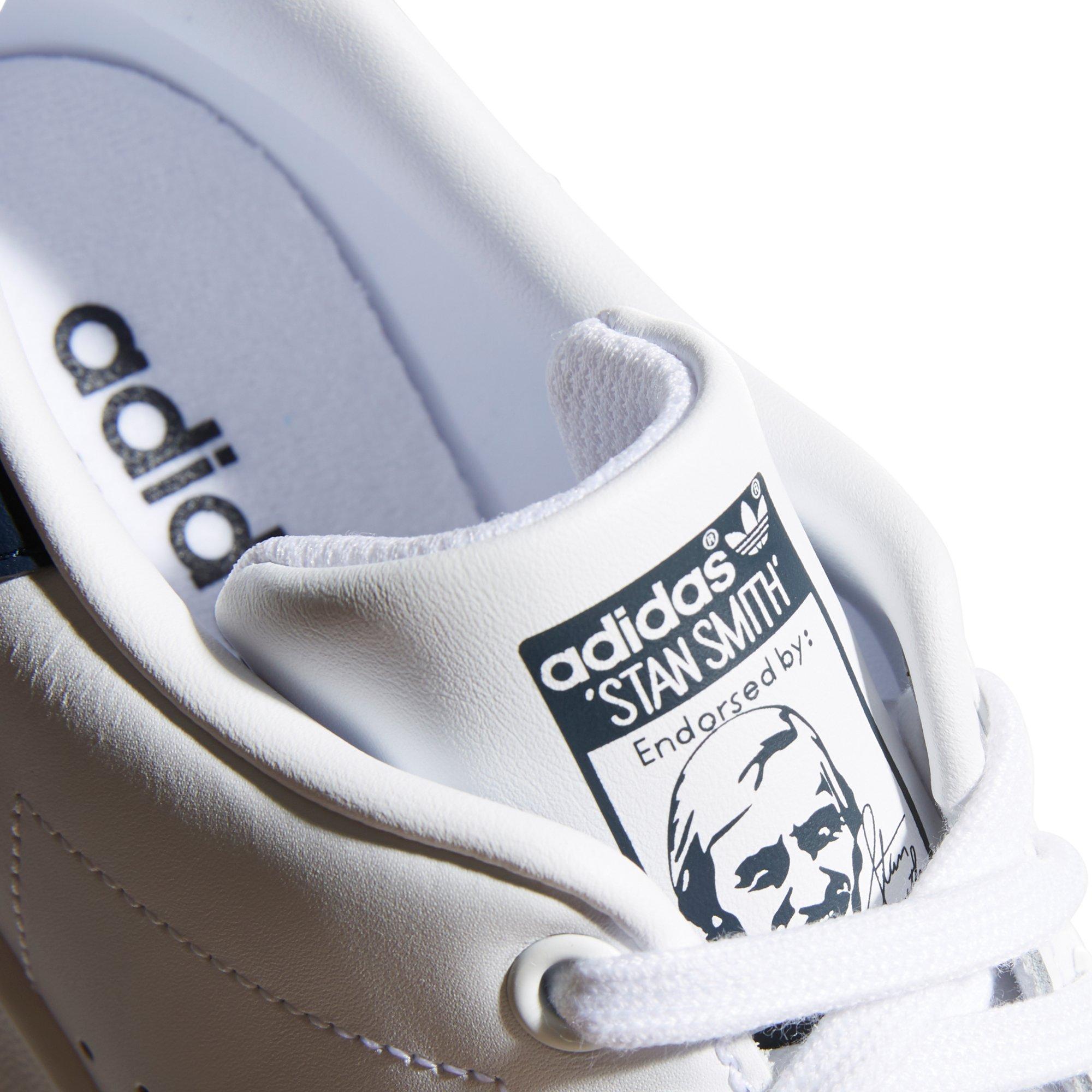 adidas Stan Smith "Cloud White/Collegiate Navy" Women's Shoe - WHITE Thumbnail View 3