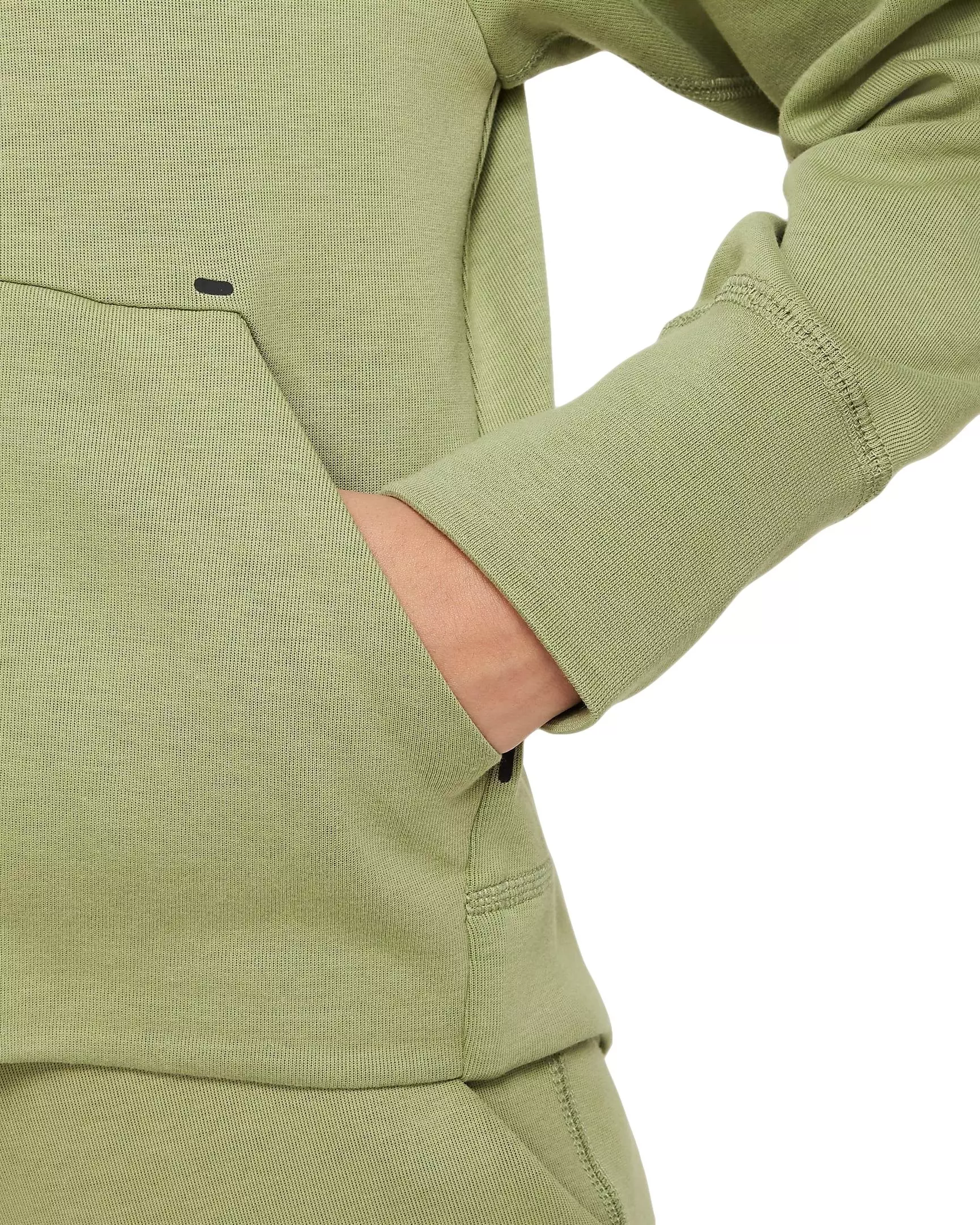 Nike Big Girls' Sportswear Tech Fleece Full-Zip Jacket-Green - GREEN