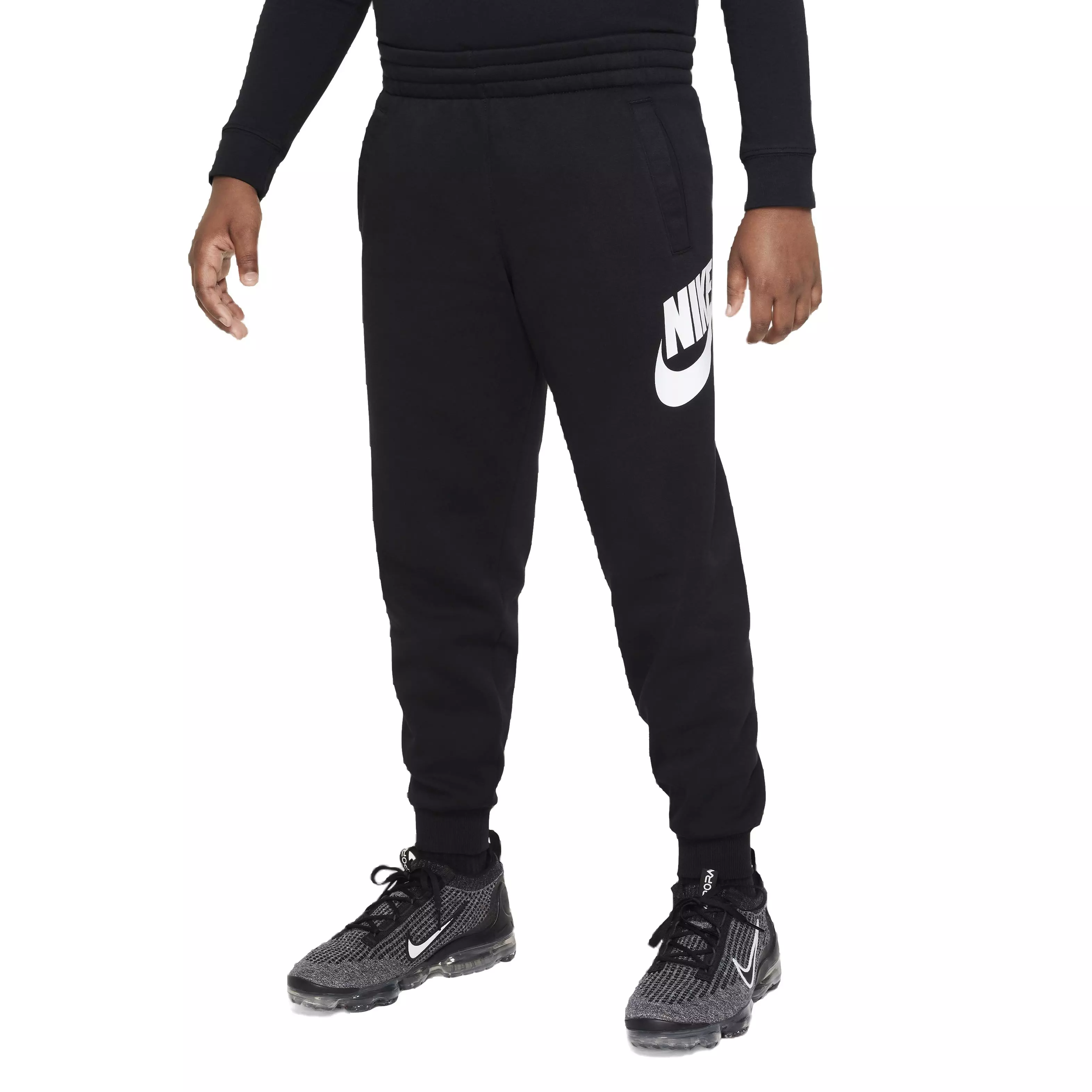 Nike Big Kids' Sportswear HBR Club Fleece Joggers -Black - BLACK