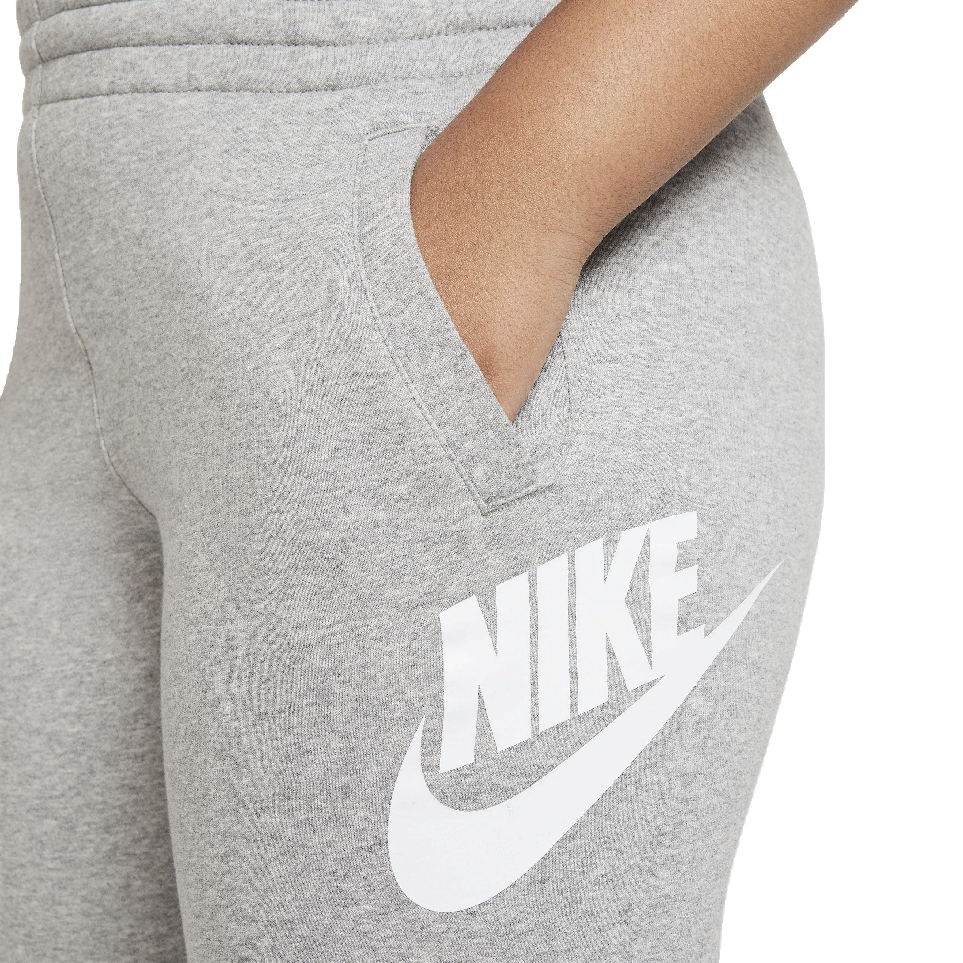 Nike Sportswear HBR Club Big Kids' Grey Fleece Joggers