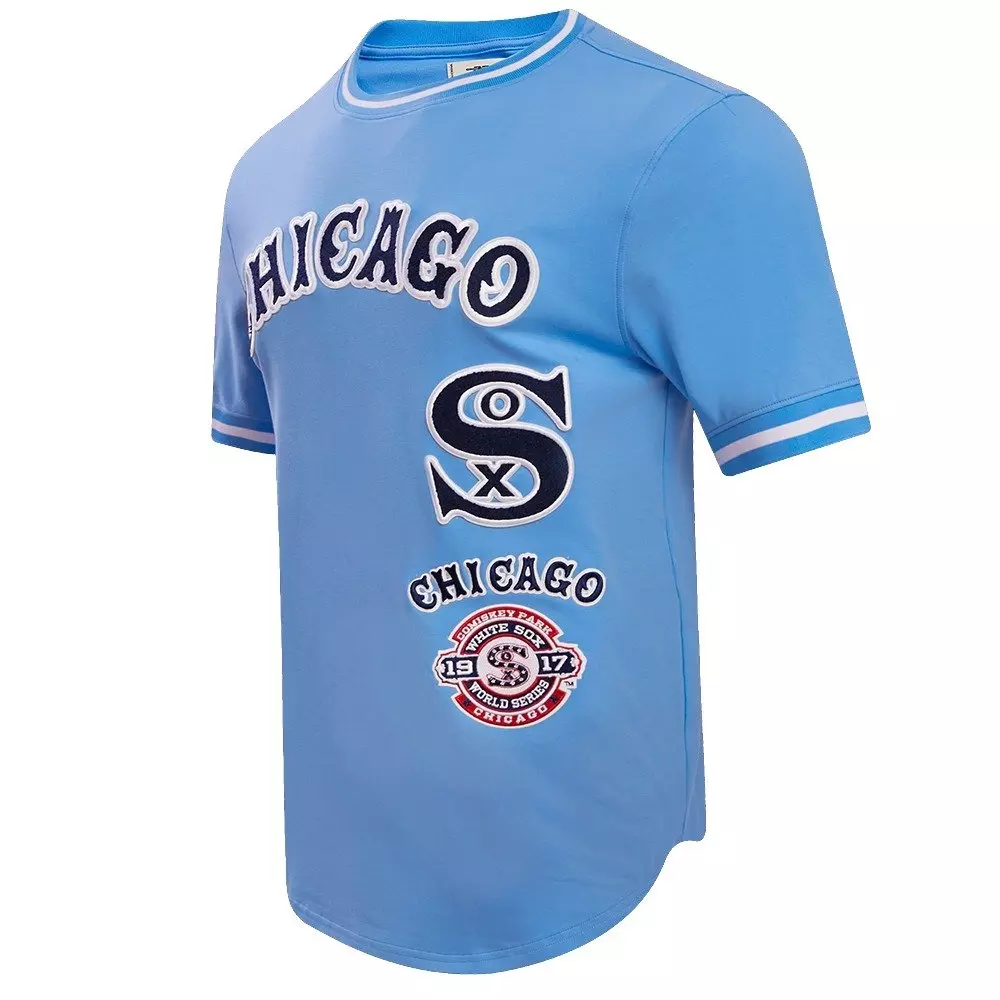 Pro Standard Men's MLB Chicago White Sox Retro Classic Double Knit Tee - Blue - BLUE