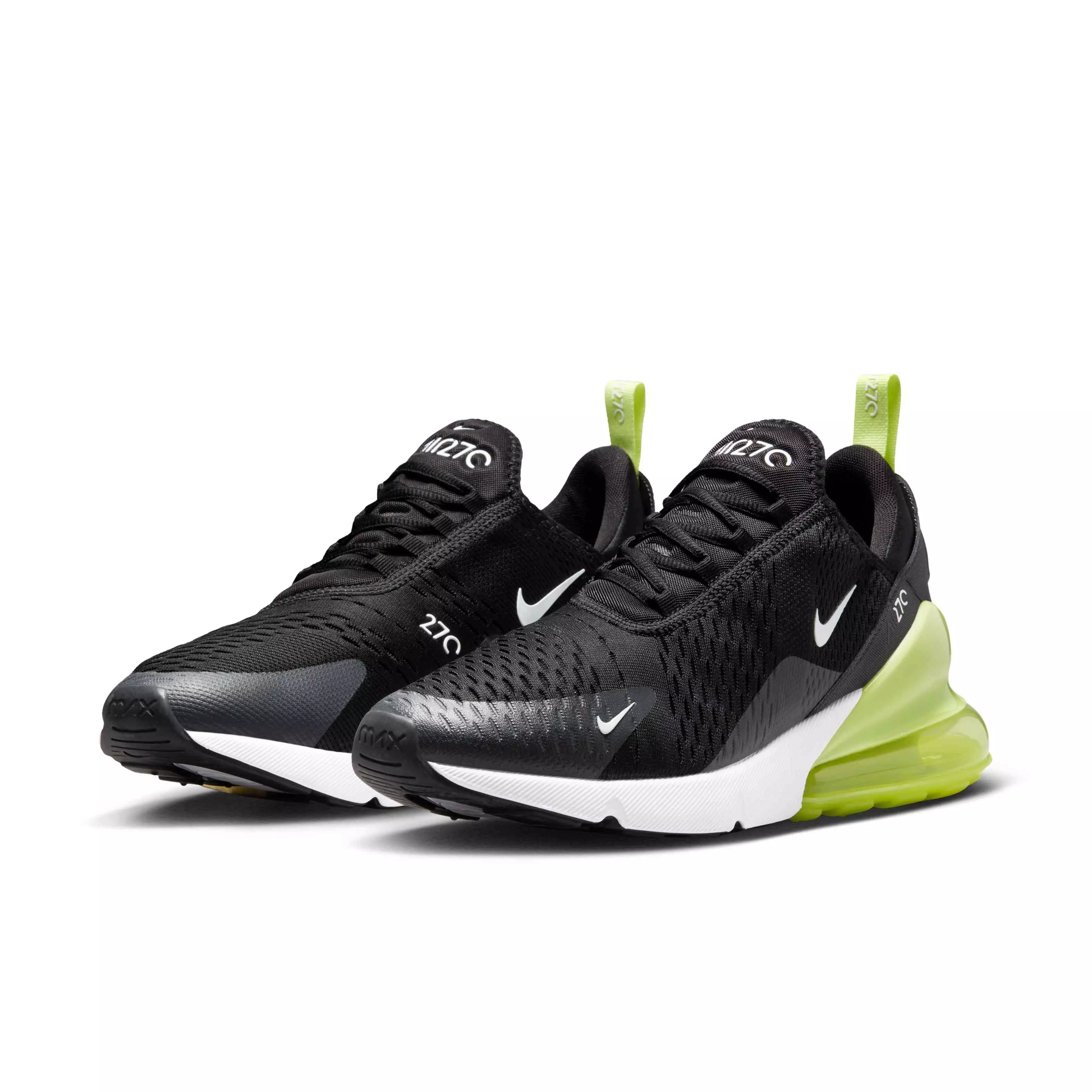 Nike Air Max 270 "Light Lemon Twist/Black/Anthracite/White" Men's Shoe - BLACK/WHITE/YELLOW