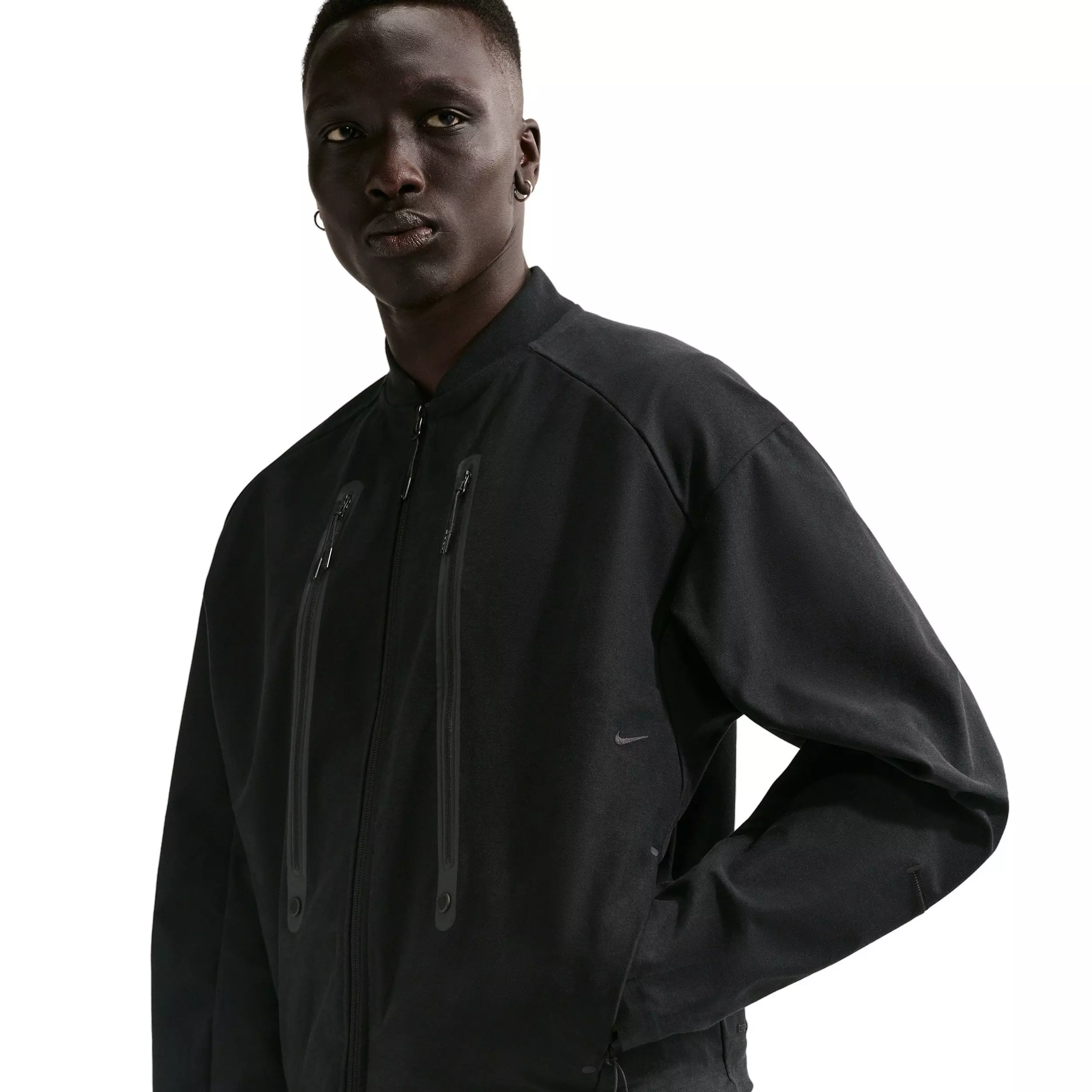 Nike Men's Tech Dri-FIT Shori Knit Jacket - Black - BLACK