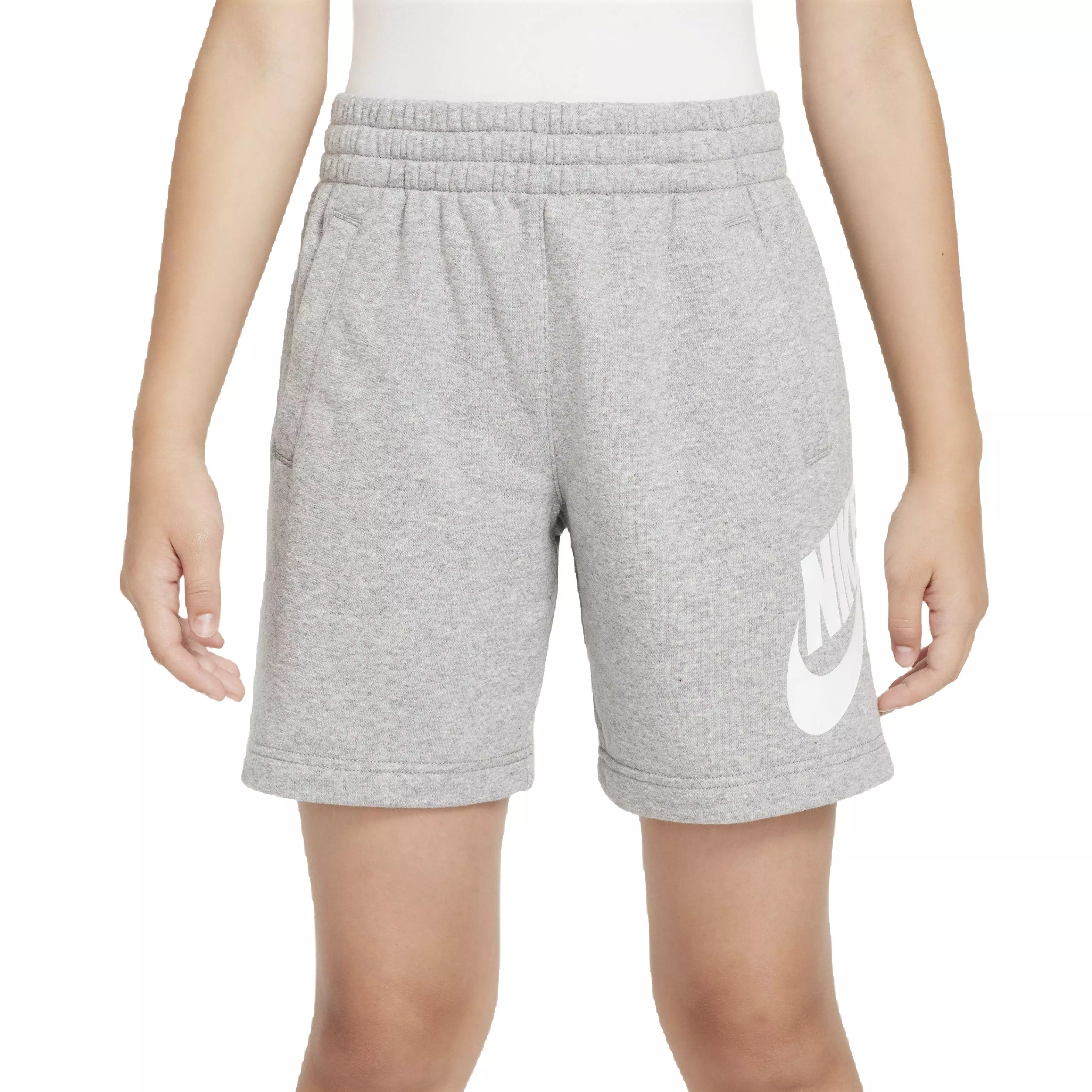 Nike Big Kids' Sportswear Club French Terry HBR Shorts -Grey - GREY