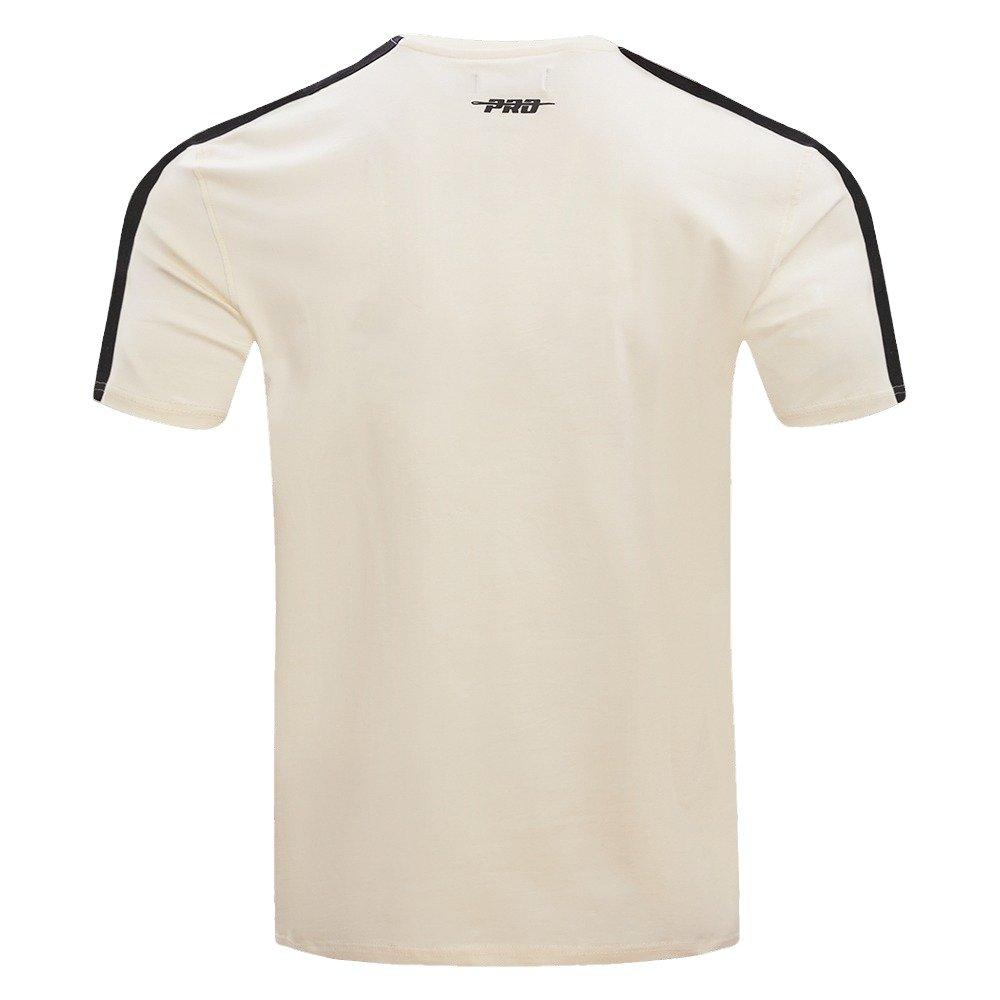 Pro Standard Men's MLB Chicago White Sox Retro Classic Single Jersey Striped Tee -Eggshell/Black - EGGSHELL/BLACK Thumbnail View 2