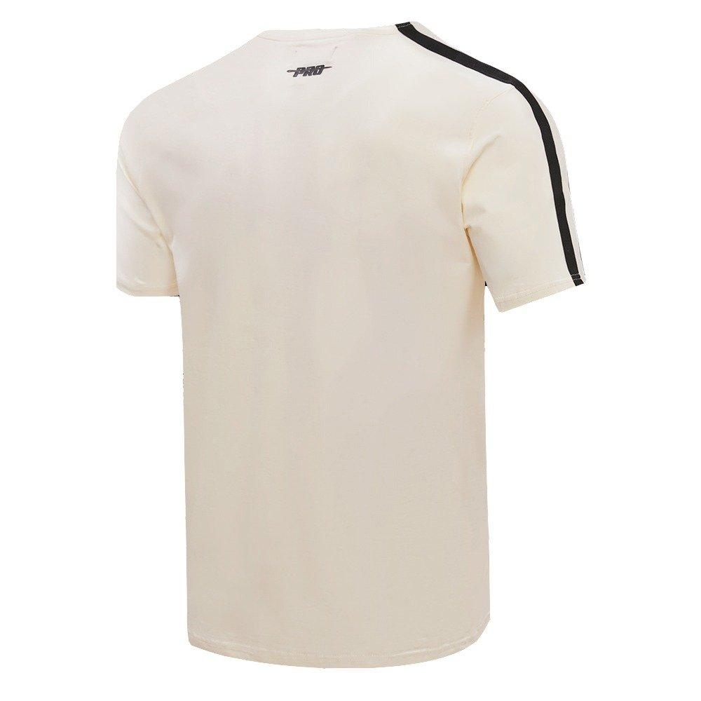 Pro Standard Men's MLB Chicago White Sox Retro Classic Single Jersey Striped Tee - Eggshell/Black - EGGSHELL/BLACK Thumbnail View 4