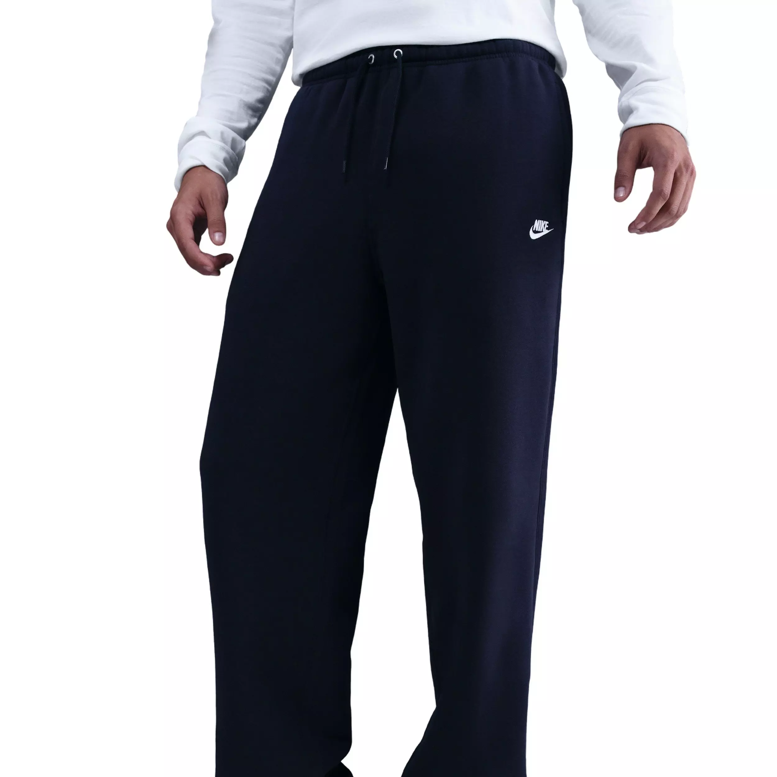 Nike Men's Sportswear Club Fleece Bungee Pants - Blue - BLUE
