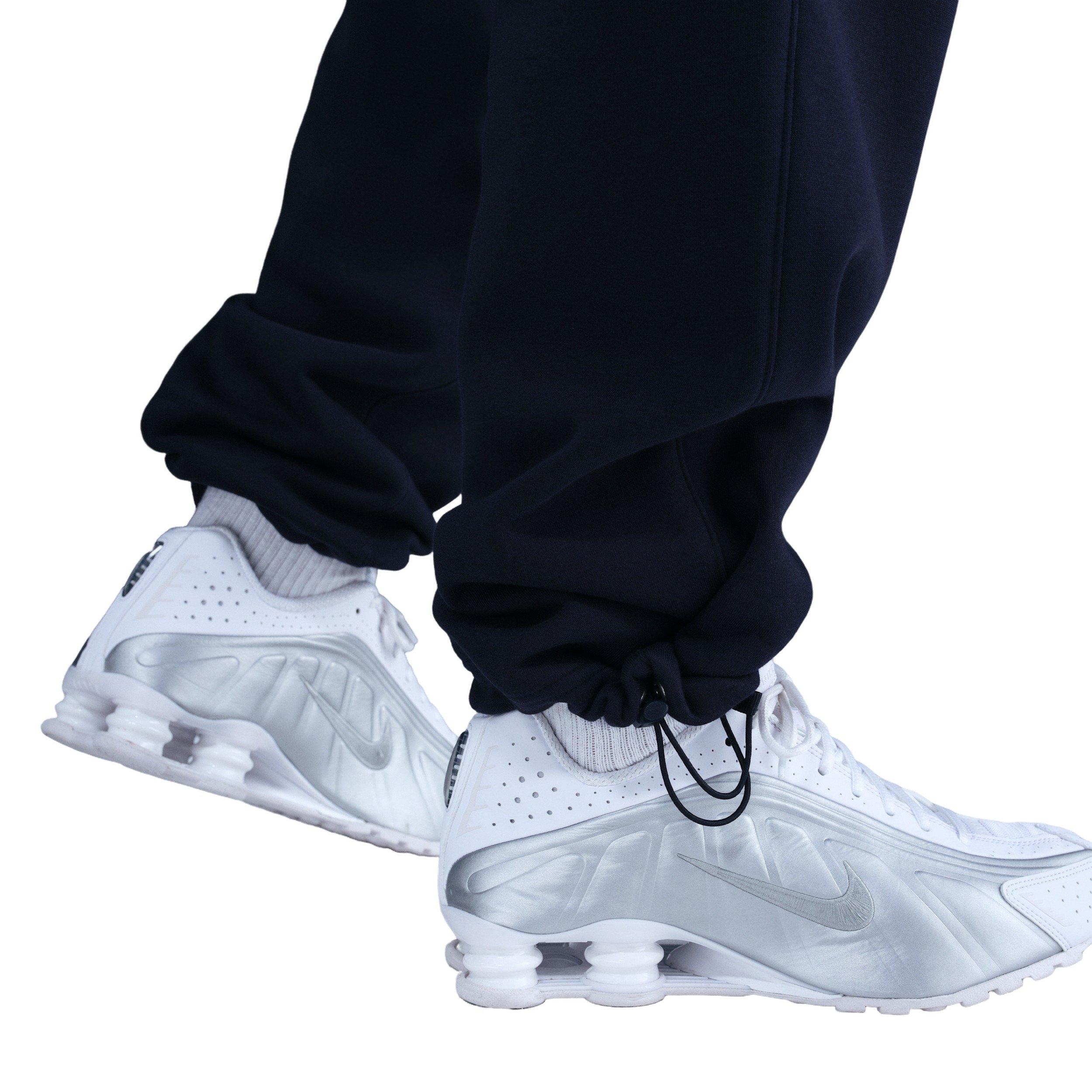 Nike Men's Sportswear Club Fleece Bungee Pants -Blue - BLUE Thumbnail View 4