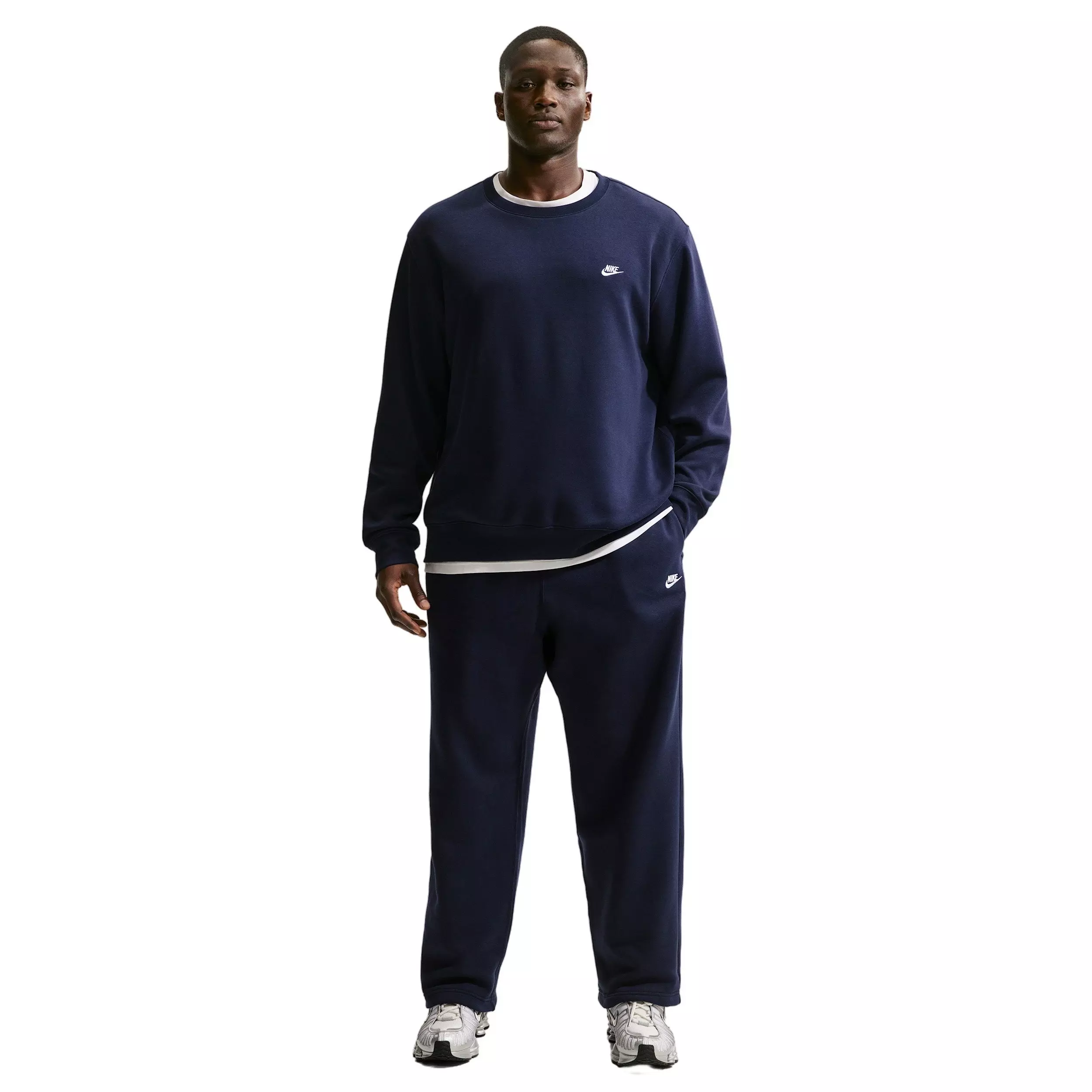 Nike Men's Sportswear Club Fleece Bungee Pants - Blue - BLUE