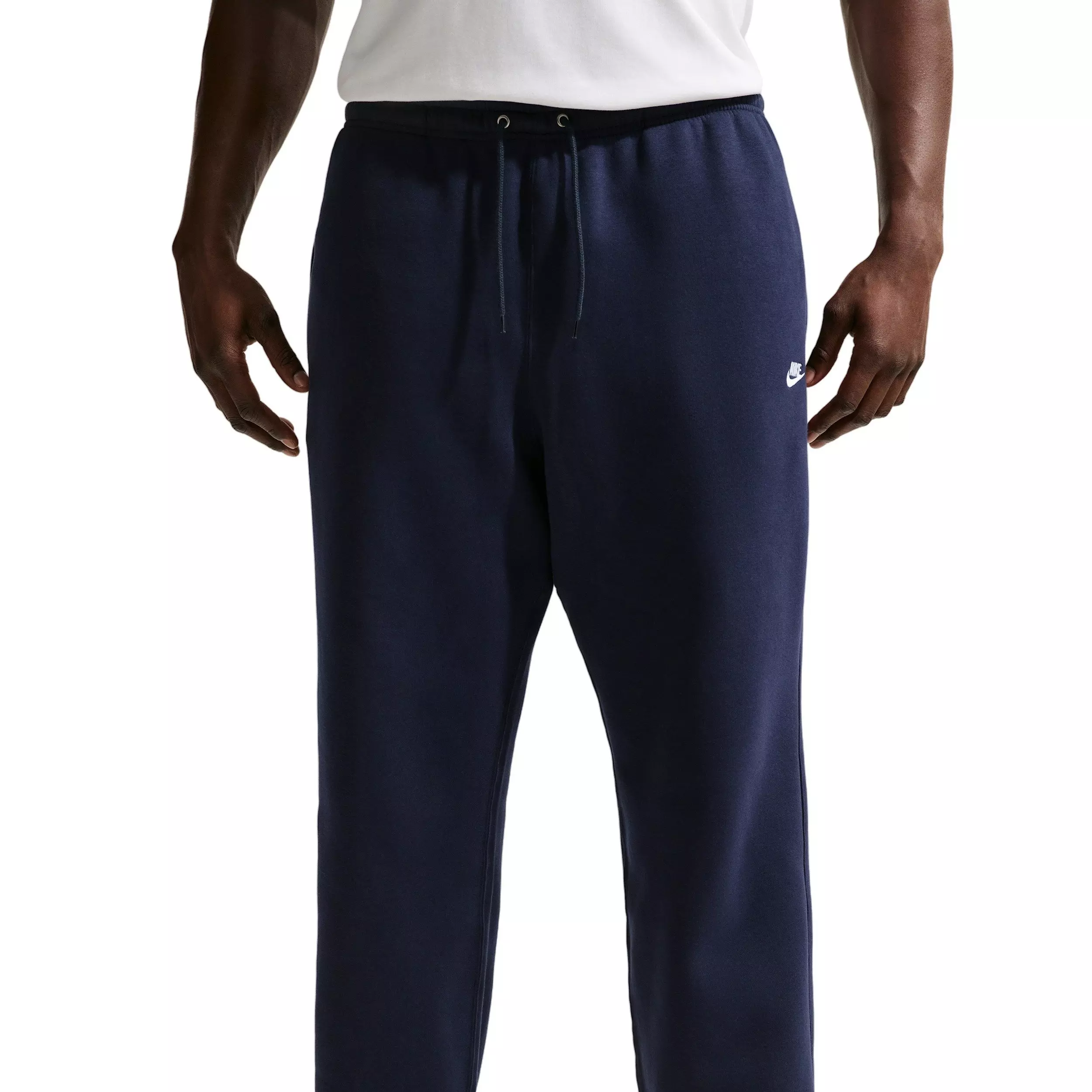 Nike Men's Sportswear Club Fleece Bungee Pants -Blue - BLUE