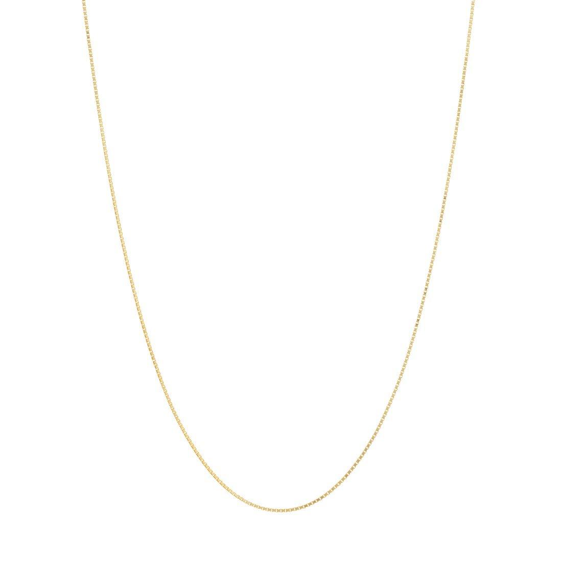 King Ice 1mm Box Chain - Gold - GOLD