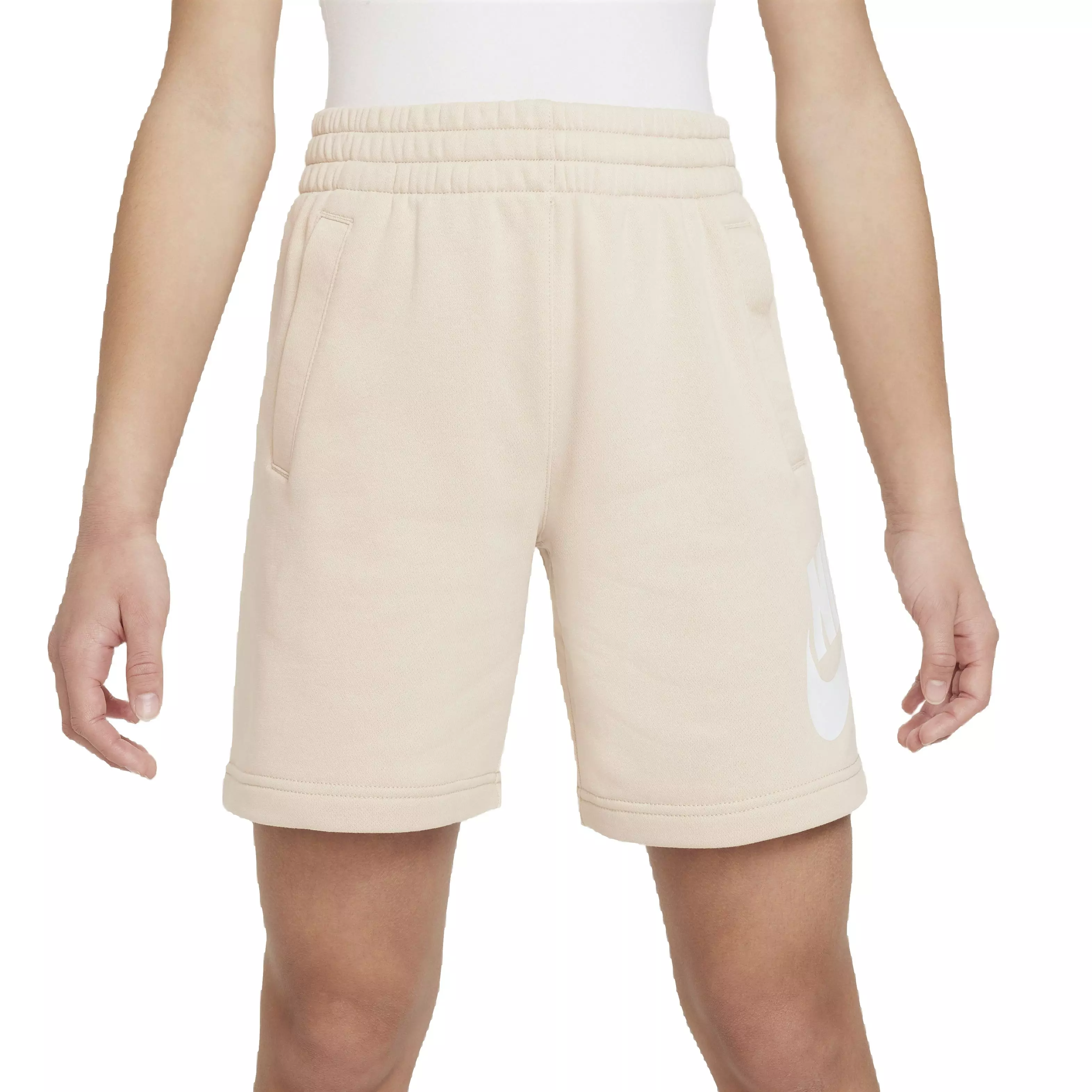 Nike Big Kids' Sportswear Club French Terry HBR Shorts - Brown - BROWN