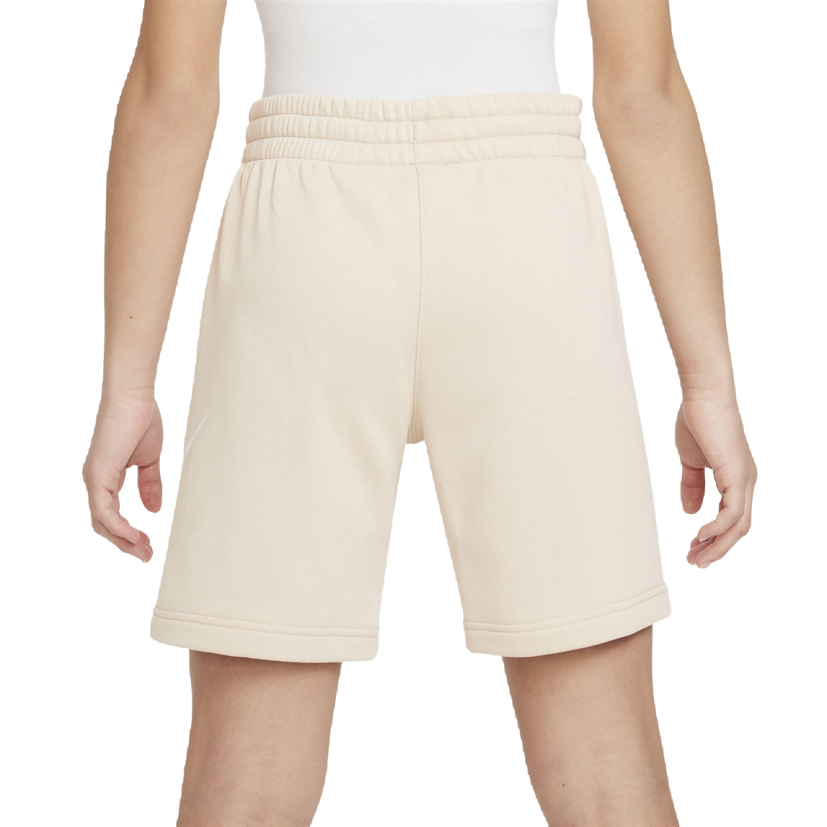 Nike Big Kids' Sportswear Club French Terry HBR Shorts -Brown - BROWN Thumbnail View 2