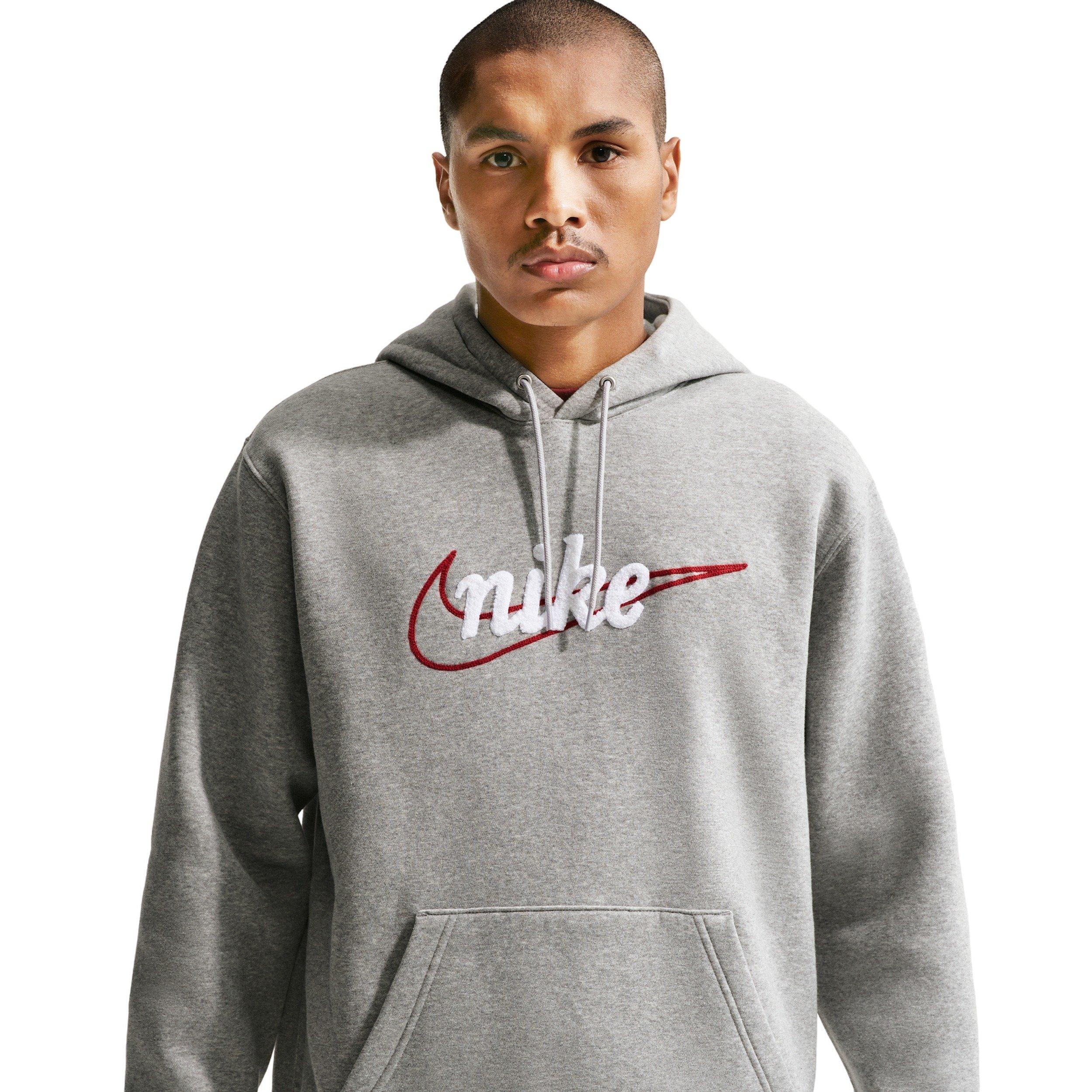 Nike Men's Sportswear Club BB CTB Fleece Hoodie - GREY Thumbnail View 1