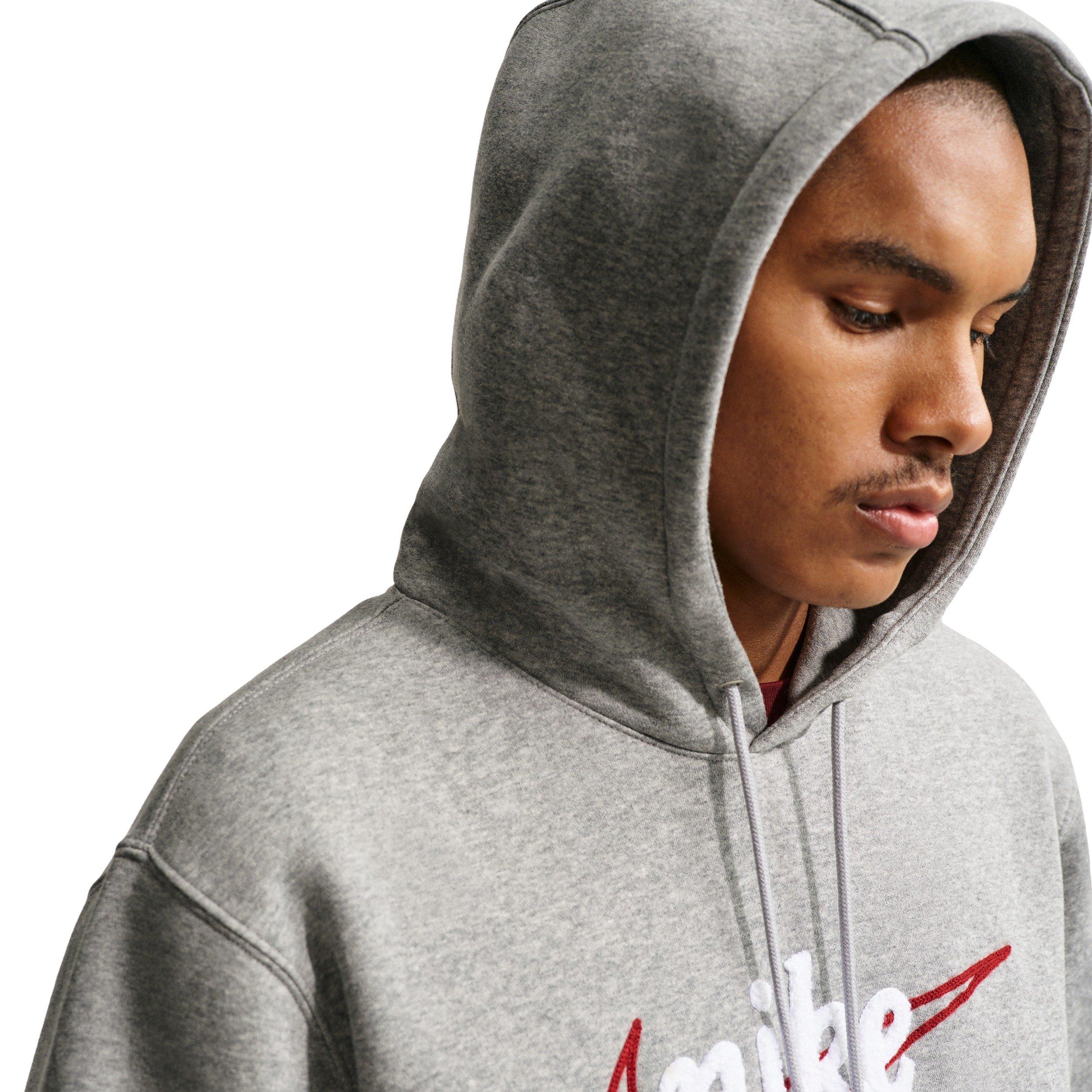 Nike Men's Sportswear Club BB CTB Fleece Hoodie - GREY Thumbnail View 3