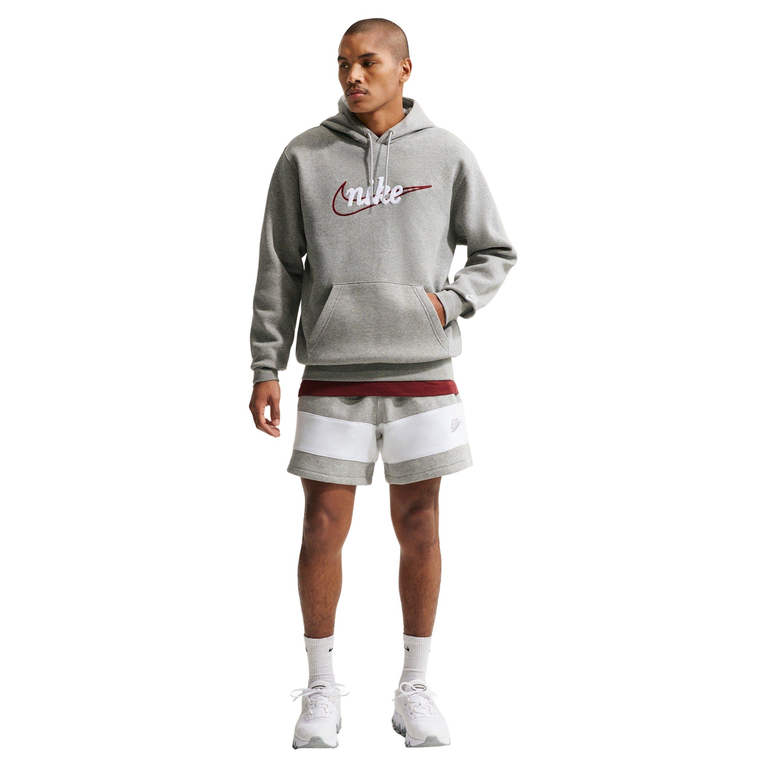 Nike Men's Sportswear Club BB CTB Fleece Hoodie - GREY Thumbnail View 4