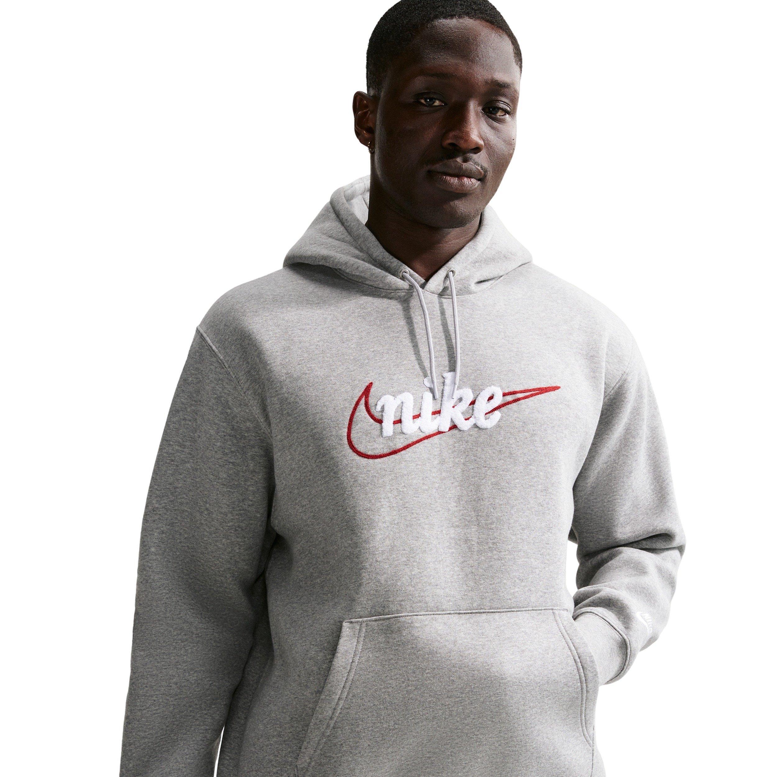 Nike Men's Sportswear Club BB CTB Fleece Hoodie - GREY Thumbnail View 6