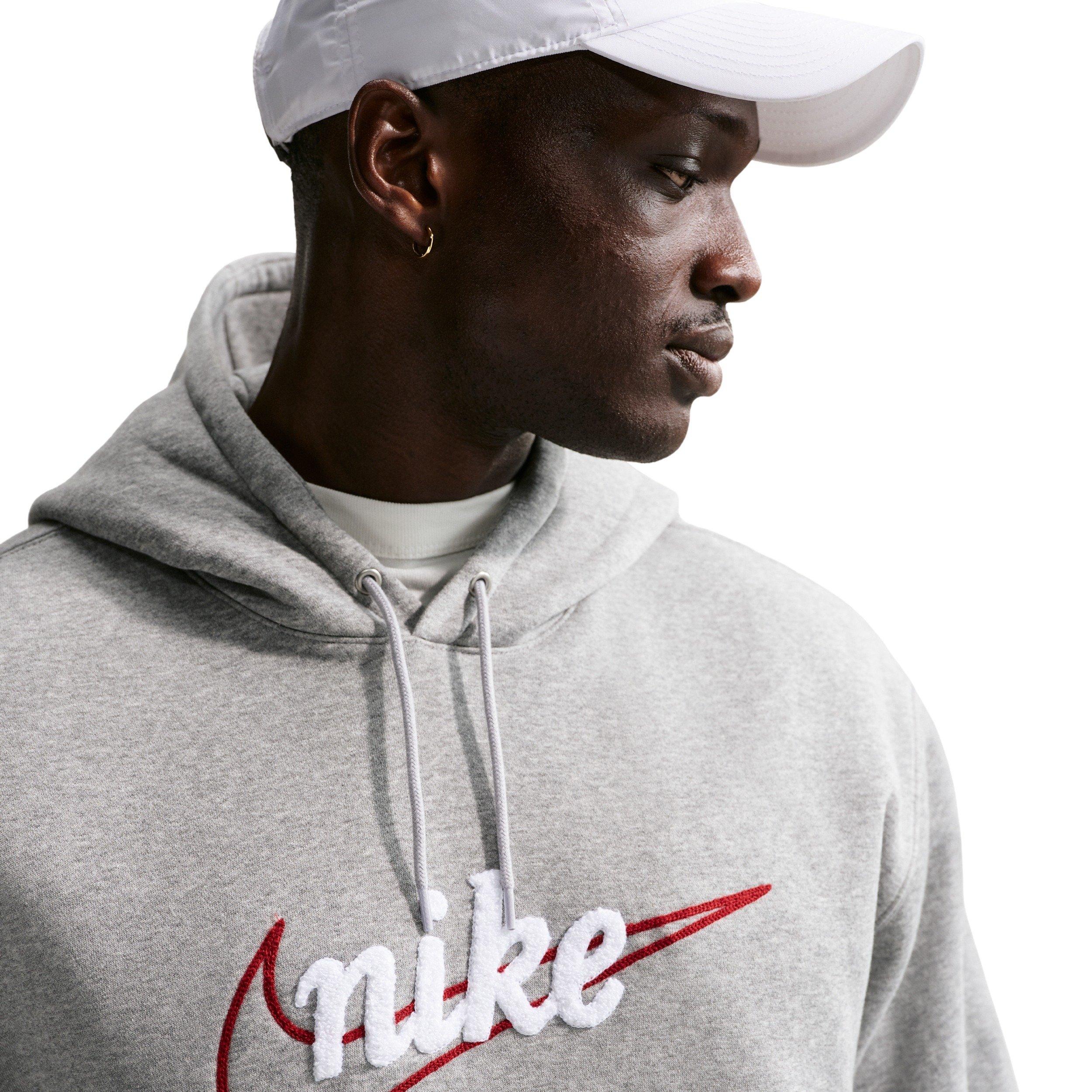 Nike Men's Sportswear Club BB CTB Fleece Hoodie - GREY Thumbnail View 8