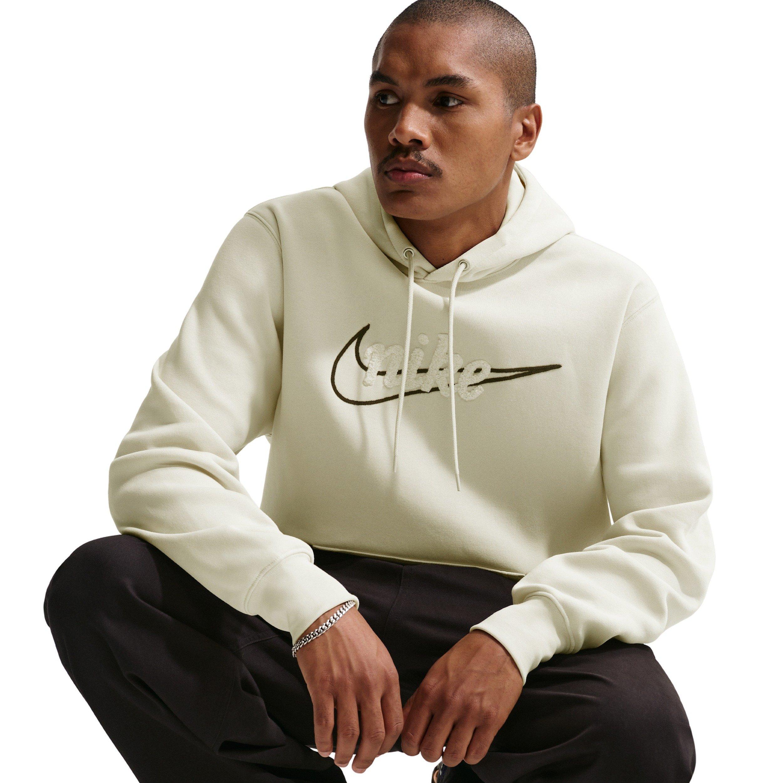 Nike Men's Sportswear Club BB CTB Fleece Hoodie - LT KHAKI Thumbnail View 3