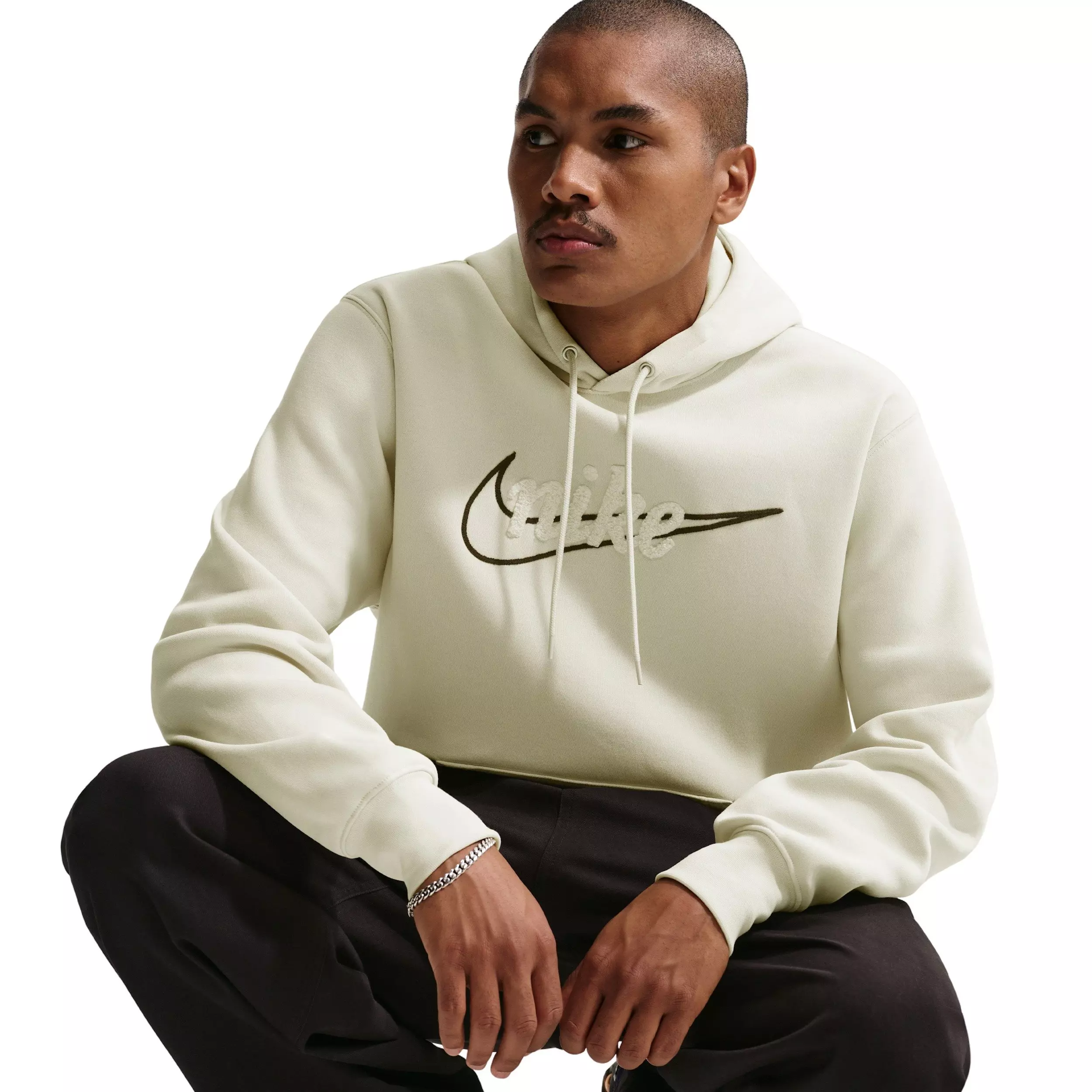 Nike Men's Sportswear Club BB CTB Fleece Hoodie - LT KHAKI