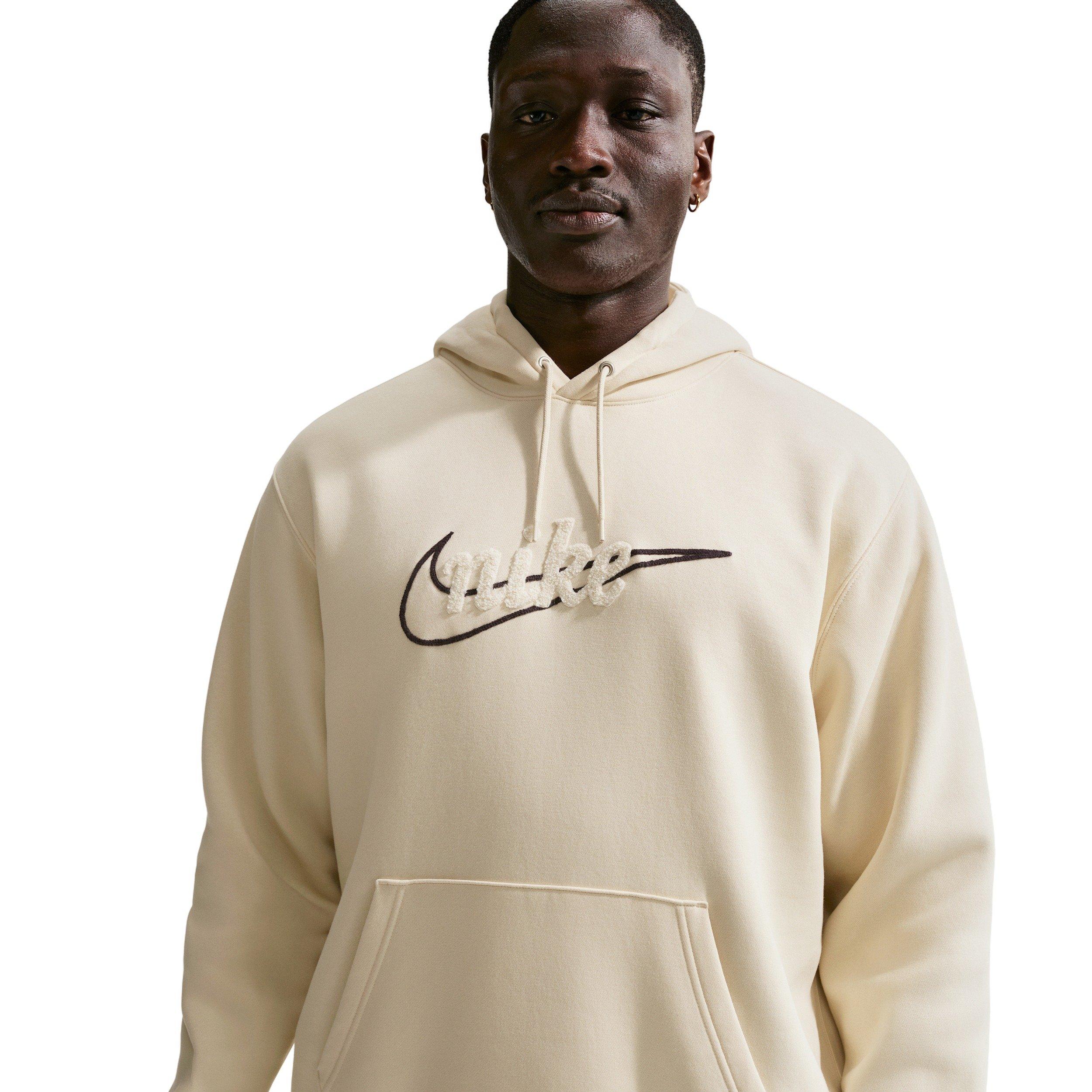 Nike Men's Sportswear Club BB CTB Fleece Hoodie - LT KHAKI Thumbnail View 6