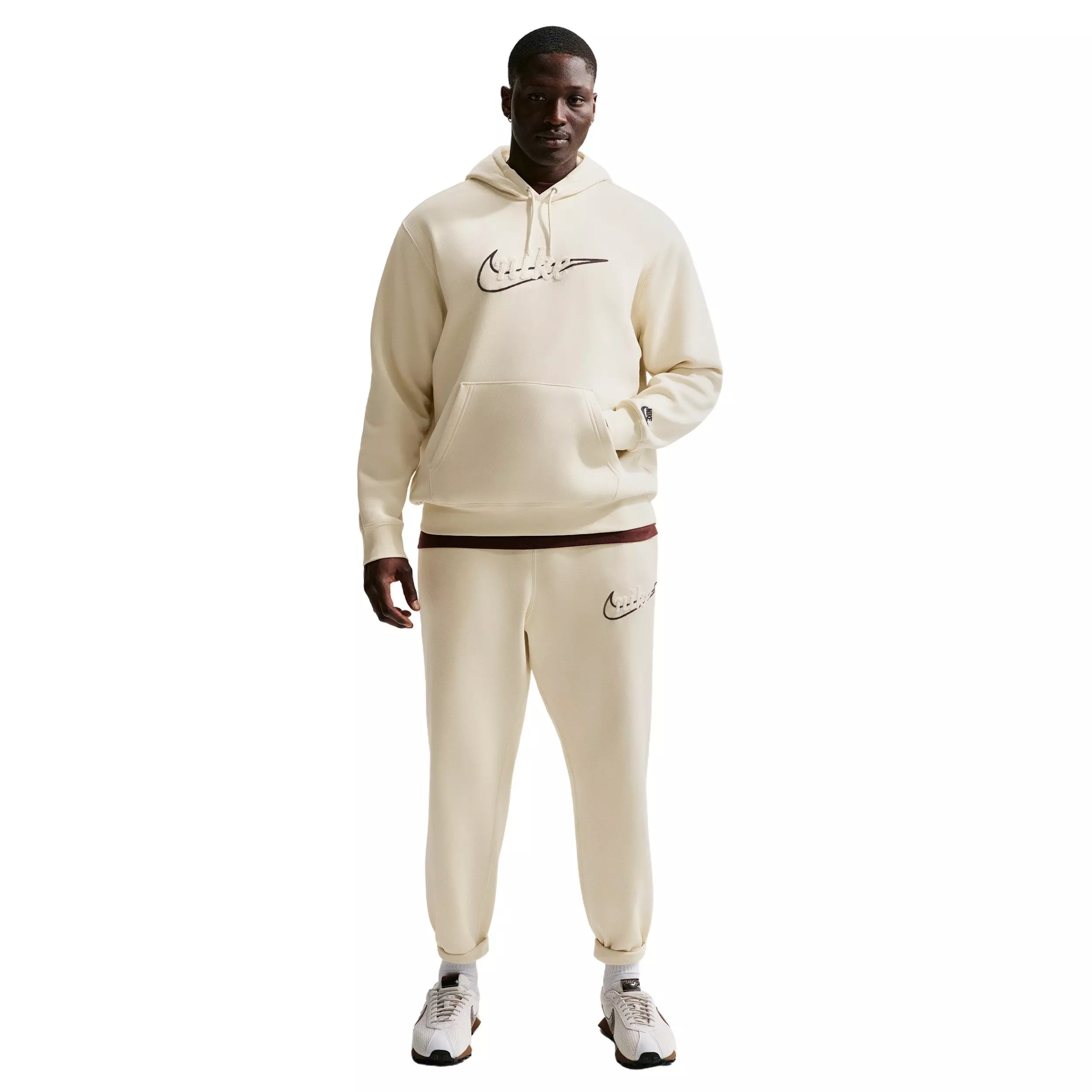 Nike Men's Sportswear Club BB CTB Fleece Hoodie - LT KHAKI