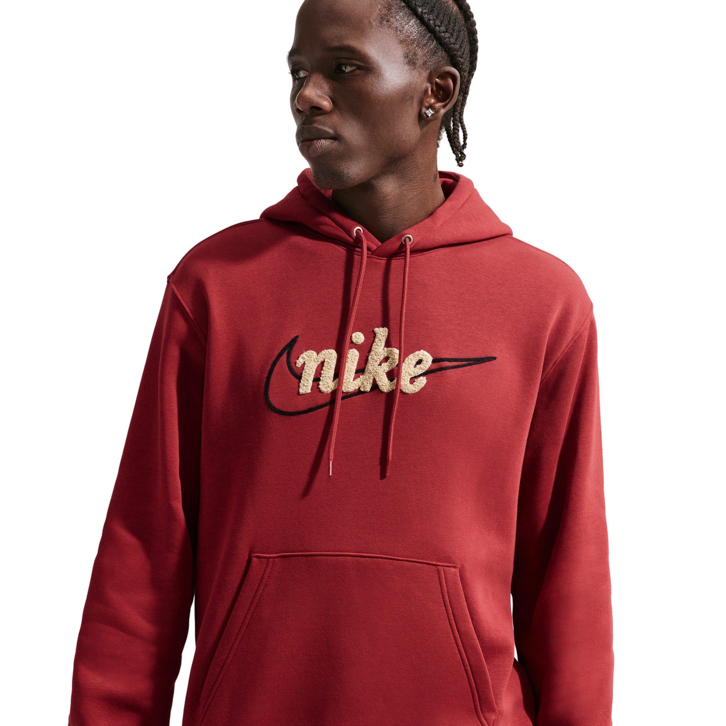 Nike Men's Sportswear Club BB CTB Fleece Hoodie - CRIMSON Thumbnail View 1