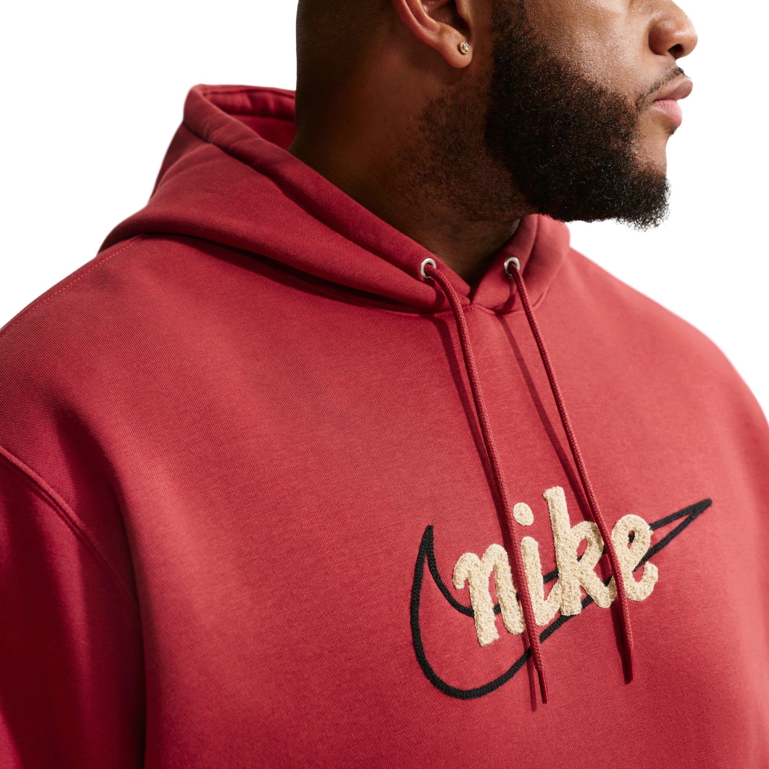 Nike Men's Sportswear Club BB CTB Fleece Hoodie - CRIMSON Thumbnail View 8