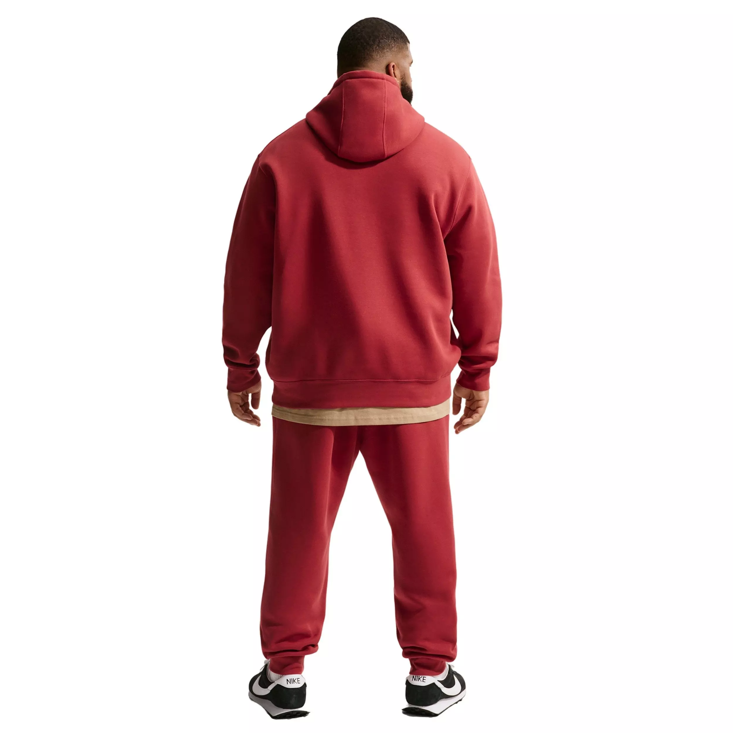 Nike Men's Sportswear Club BB CTB Fleece Hoodie - CRIMSON
