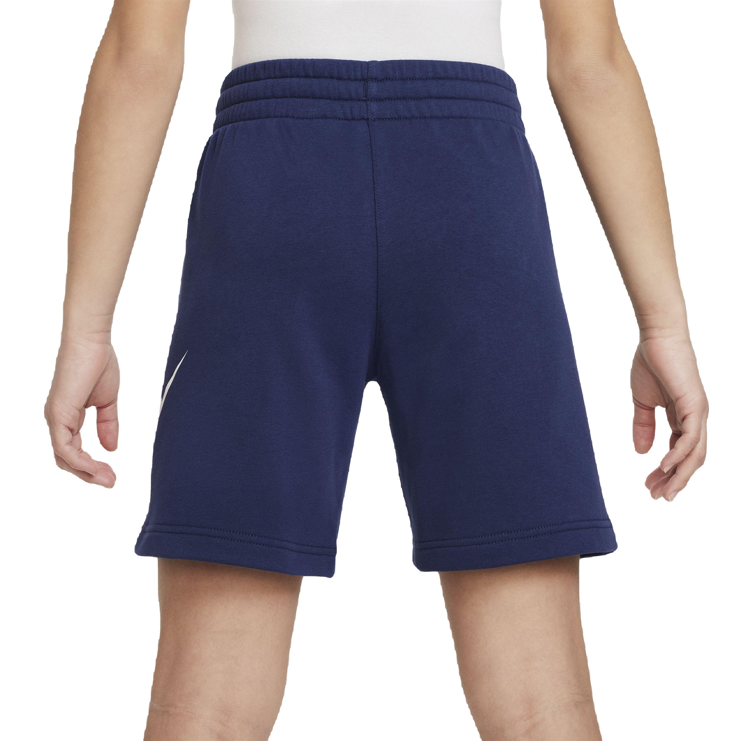 Nike Big Kids' Sportswear Club French Terry HBR Shorts - Navy - NAVY Thumbnail View 2