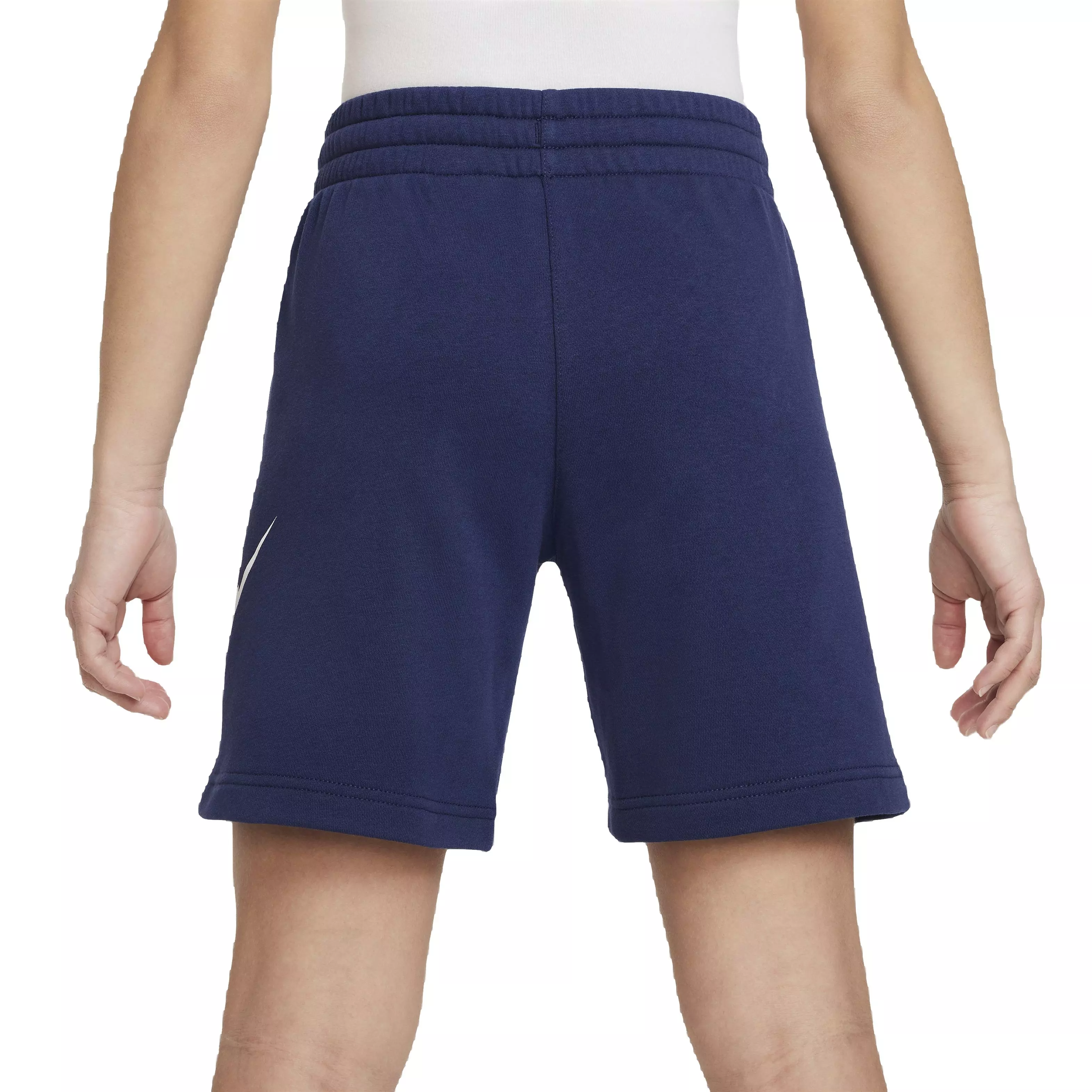 Nike Big Kids' Sportswear Club French Terry HBR Shorts -Navy - NAVY