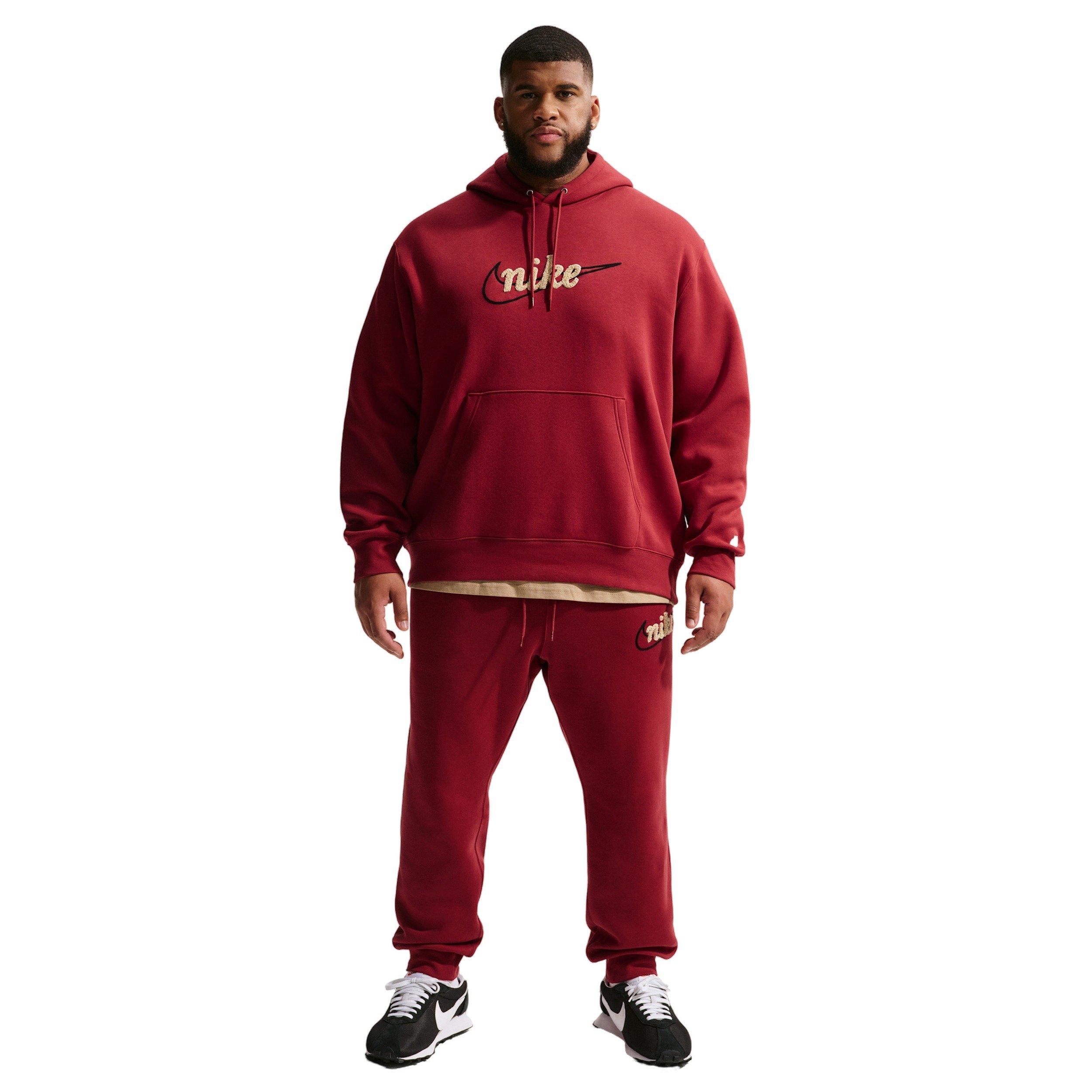 Nike Men's Sportswear Club BB CTB Joggers - CRIMSON Thumbnail View 6