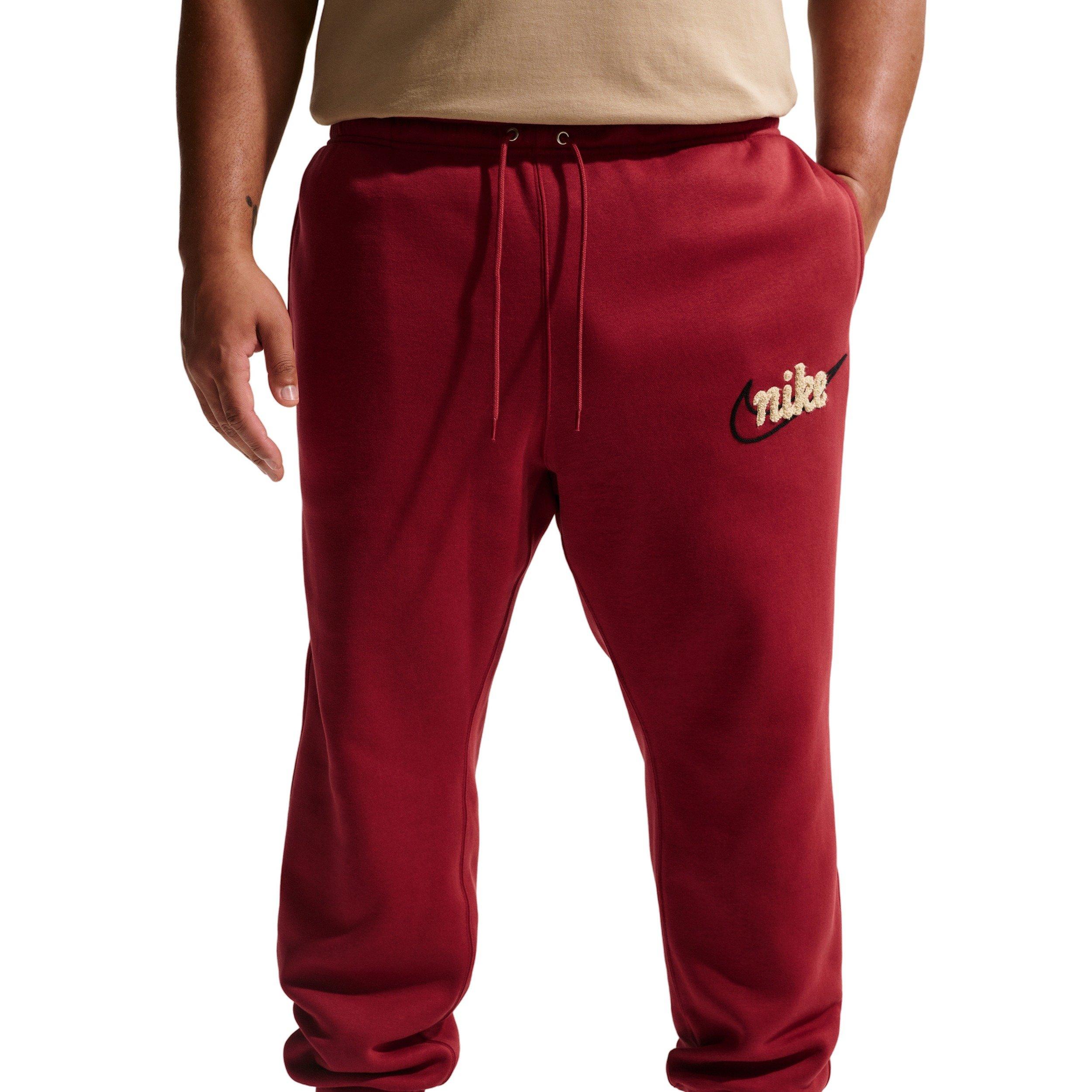 Nike Men's Sportswear Club BB CTB Joggers - CRIMSON Thumbnail View 7