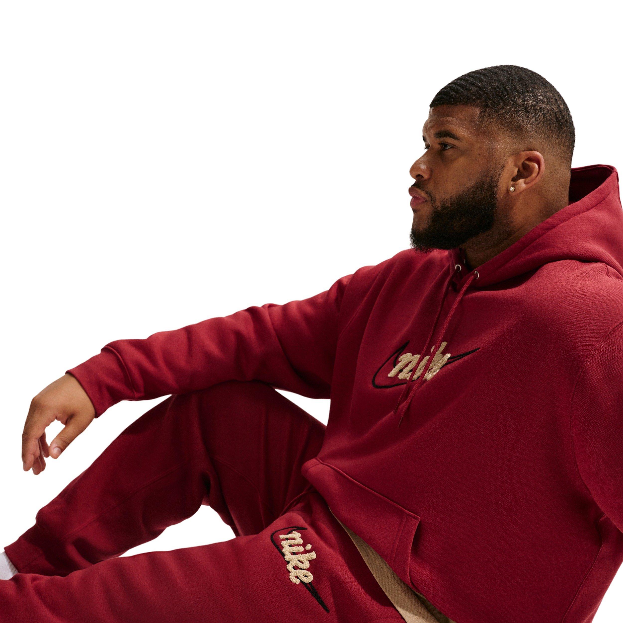 Nike Men's Sportswear Club BB CTB Joggers - CRIMSON Thumbnail View 9