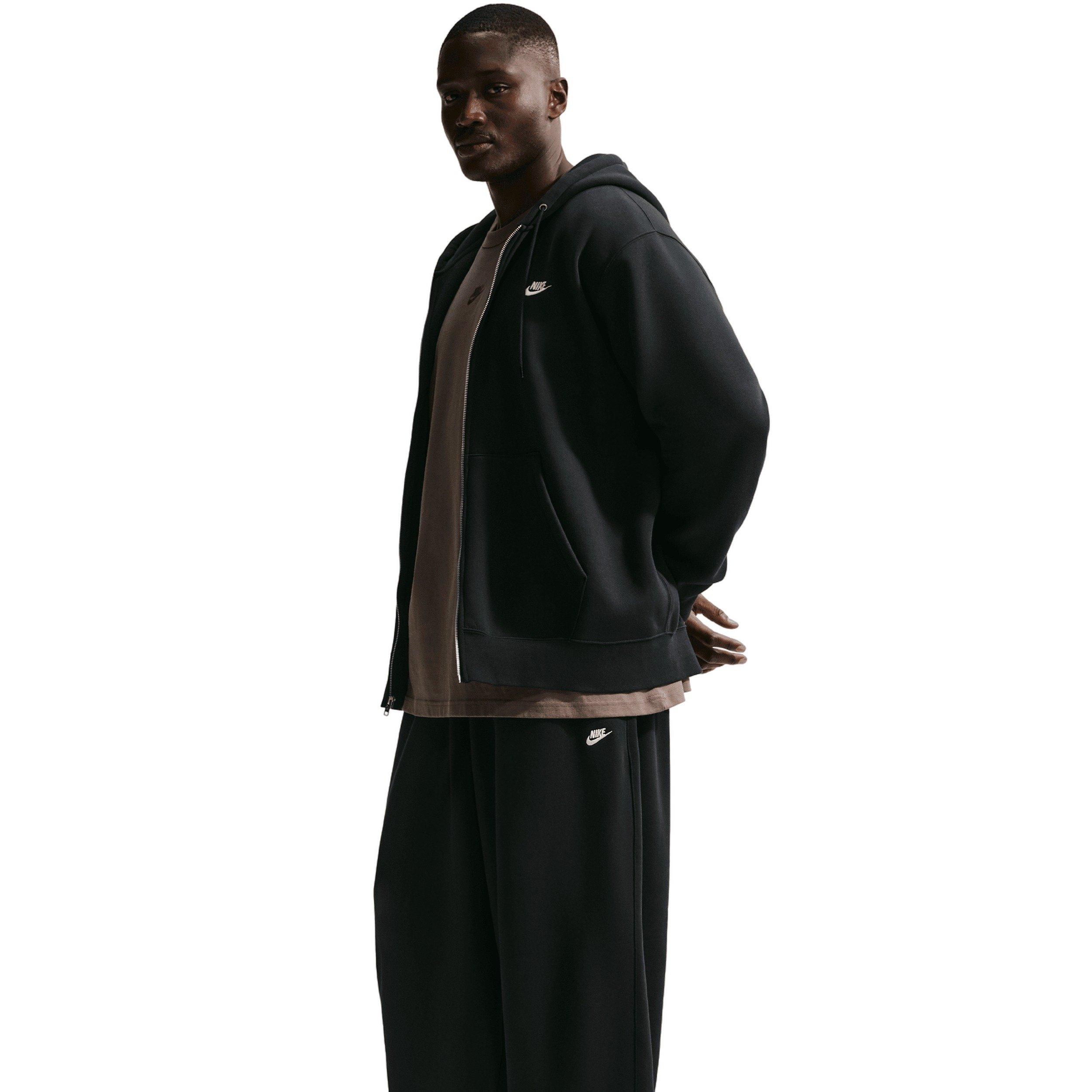 Nike Men's Sportswear Club Oversized French Terry Pants - BLACK Thumbnail View 10