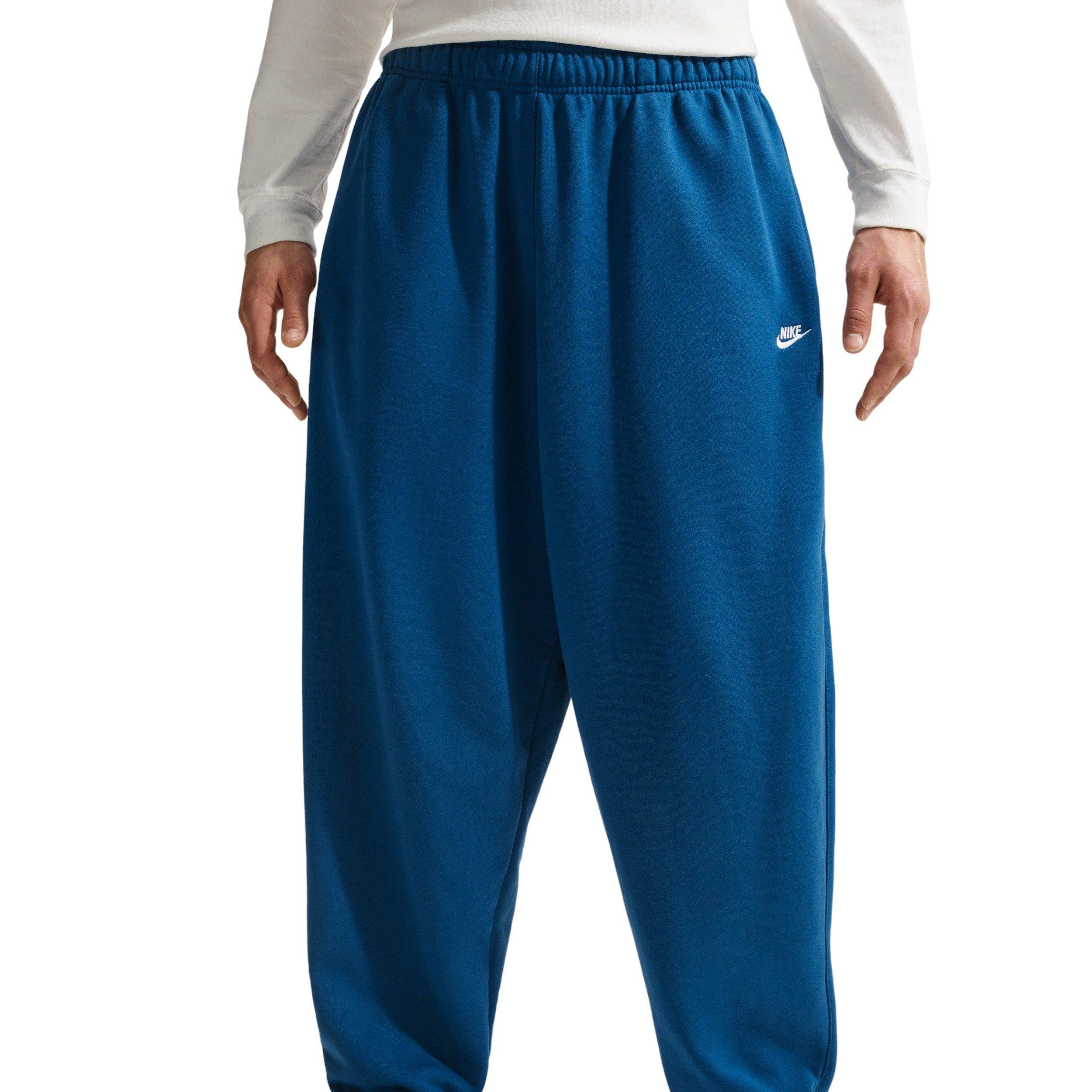 Nike Men's Sportswear Club Oversized French Terry Pants - BLUE Thumbnail View 1