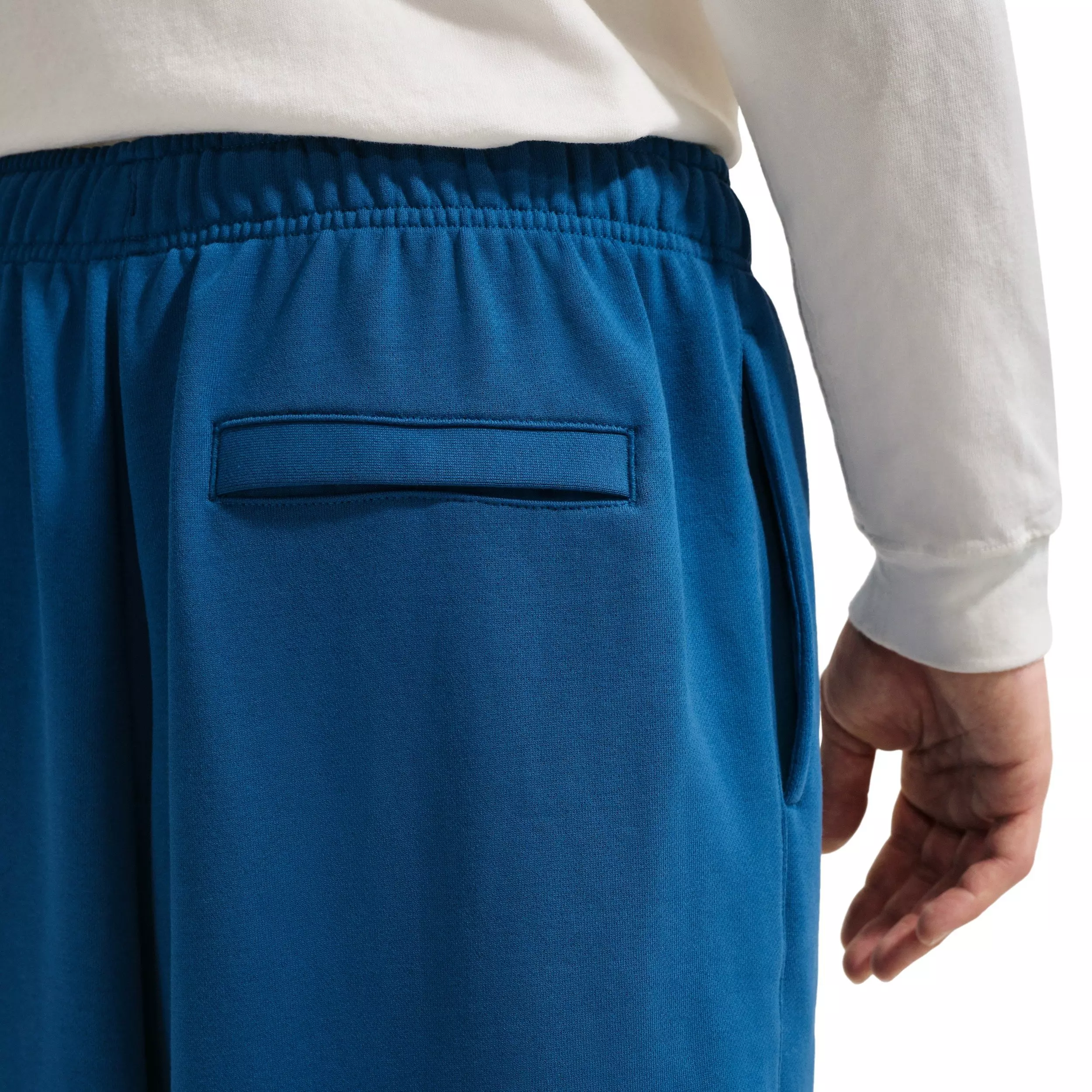 Nike Men's Sportswear Club Oversized French Terry Pants - BLUE