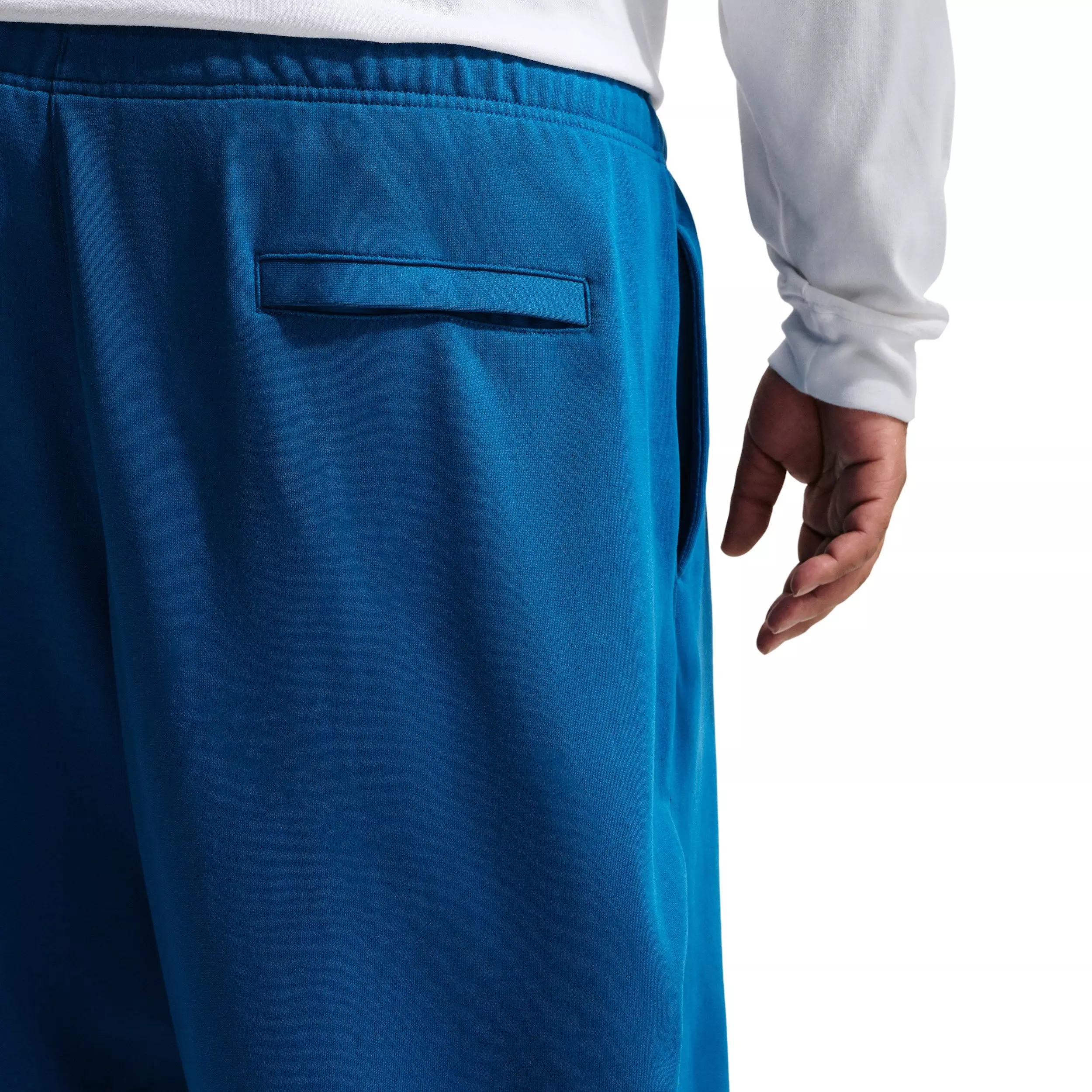 Nike Men's Sportswear Club Oversized French Terry Pants - BLUE