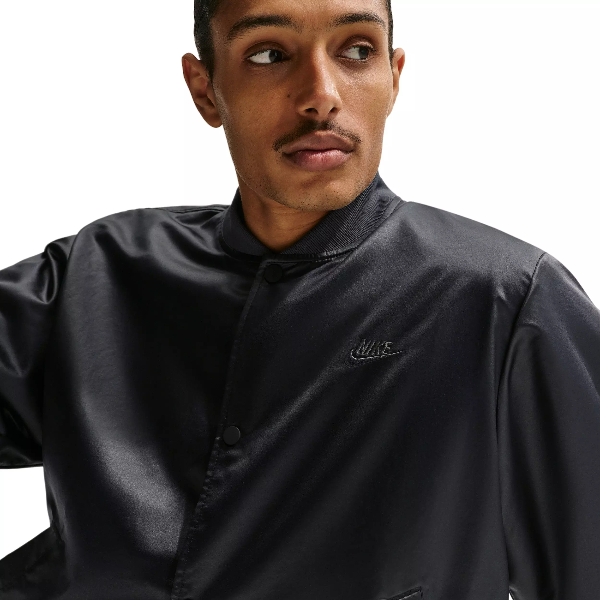 Nike Men's Sportswear Club Varsity Jacket - BLACK