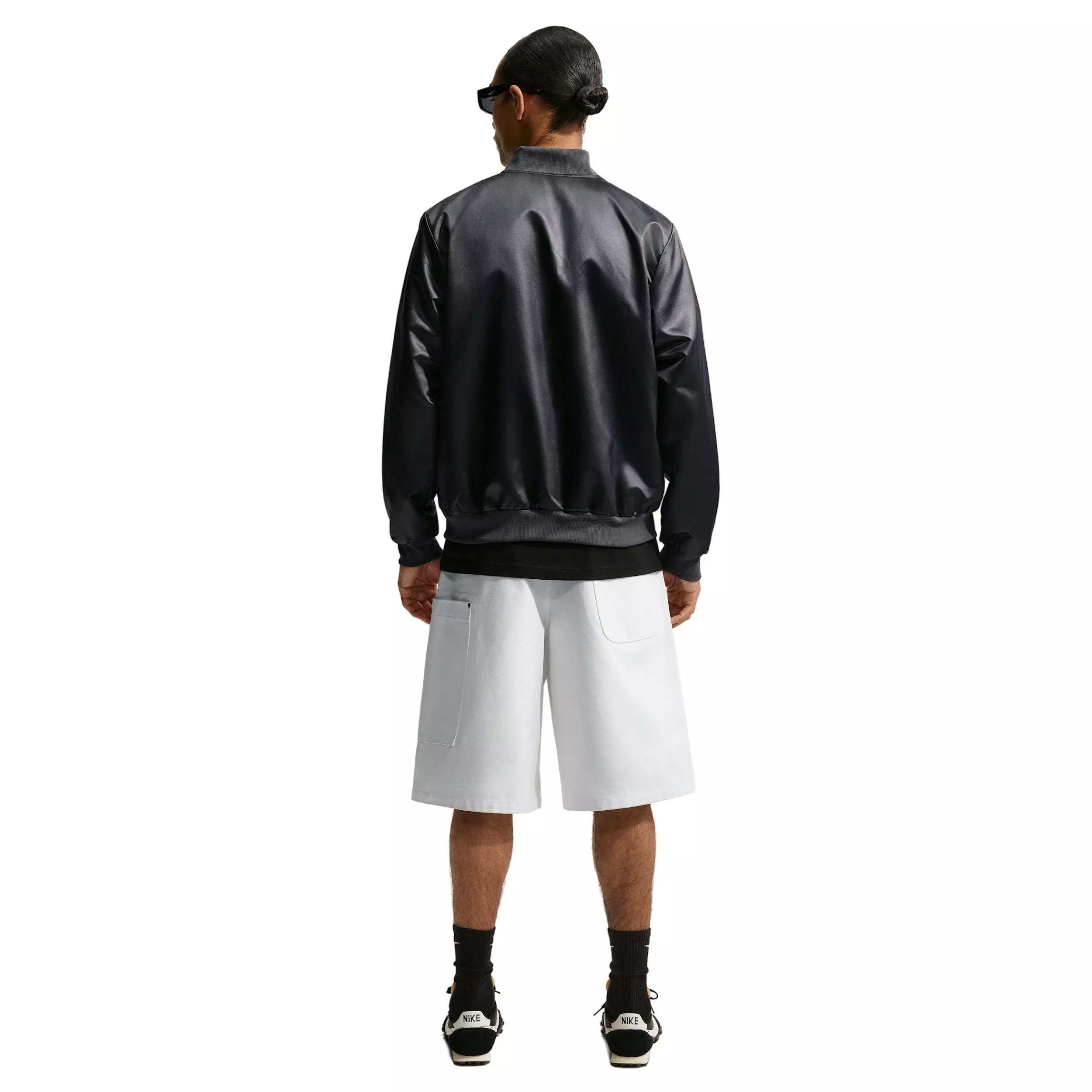 Nike Men's Sportswear Club Varsity Jacket - BLACK