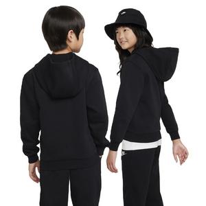 Nike Big Kids' Sportswear Club Fleece LBR Hoodie -Black