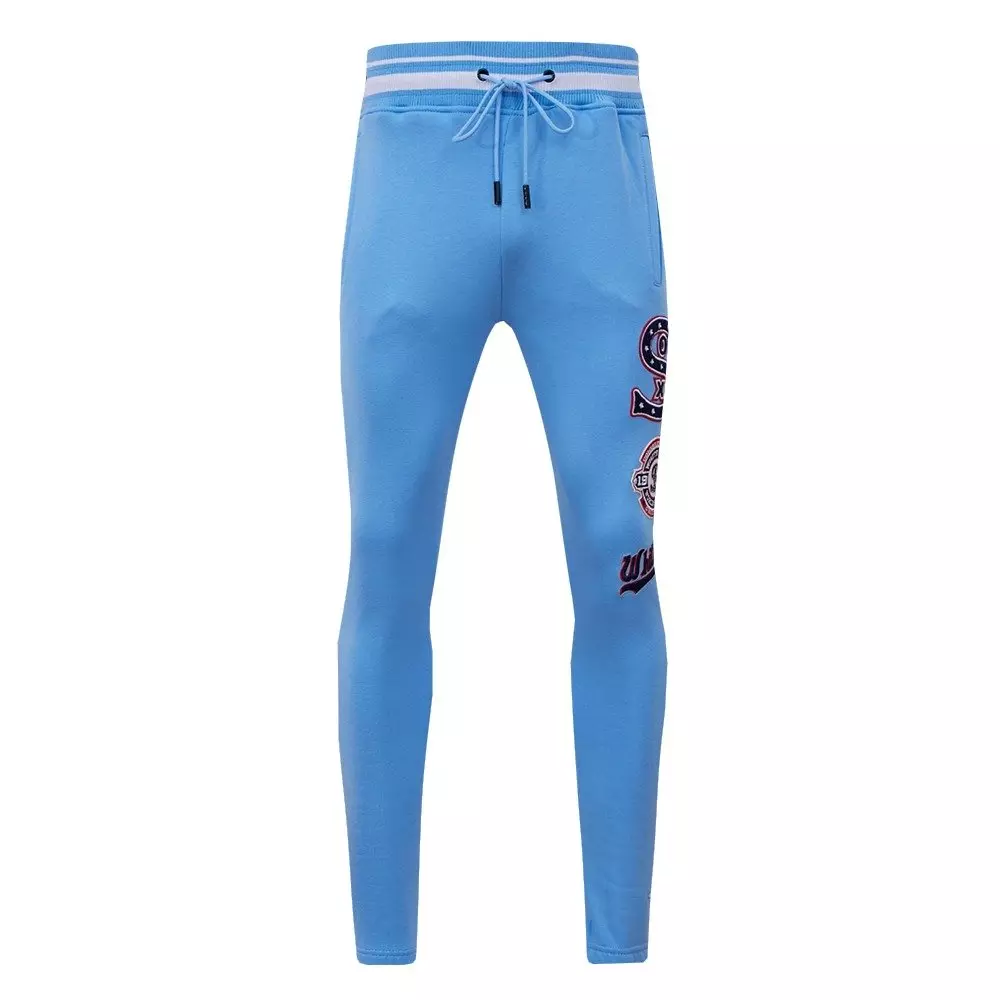 Pro Standard Men's MLB Chicago White Sox Retro Classic Fleece Sweatpants -Blue - BLUE