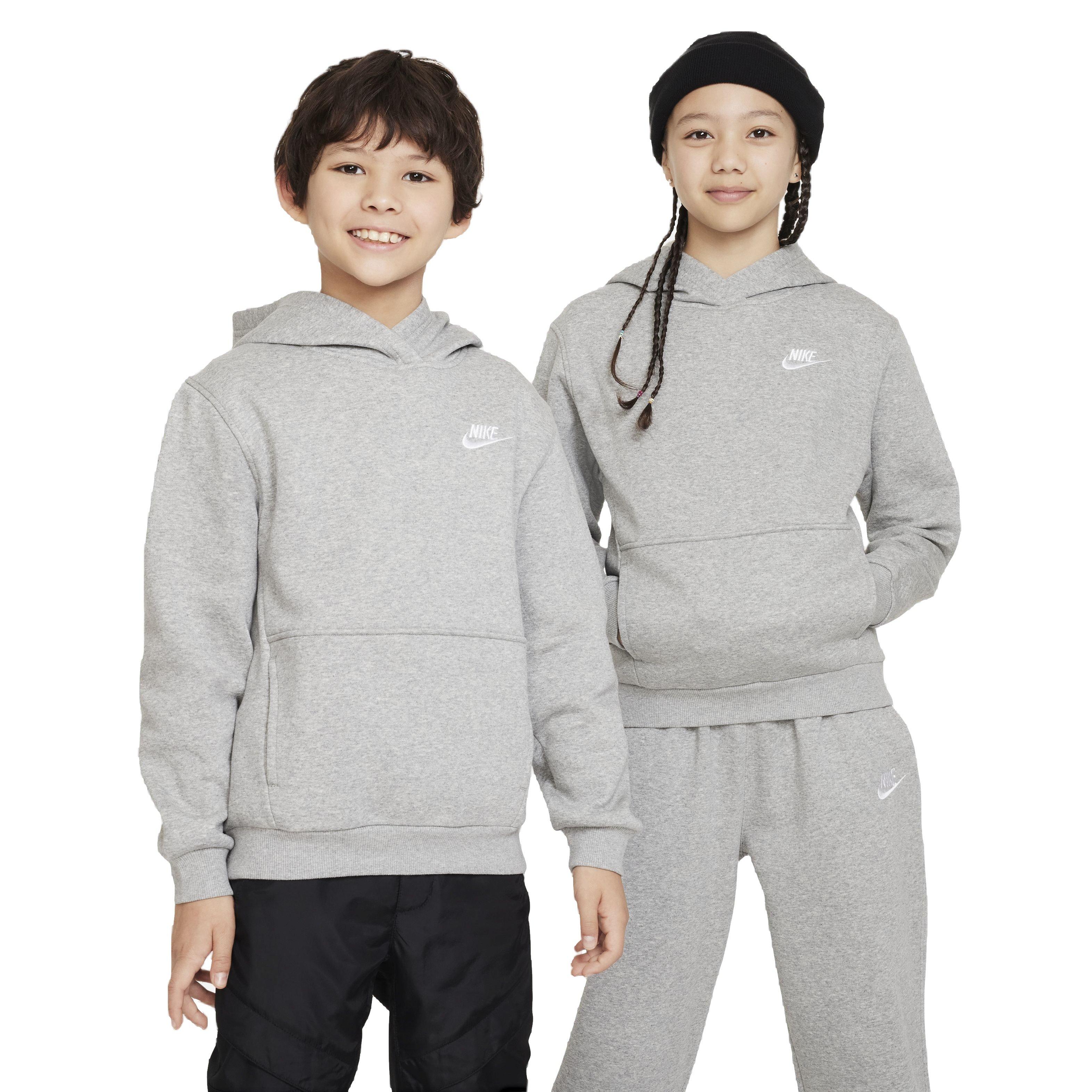 Nike Sportswear Club Fleece​ LBR Big Kids' Grey Hoodie