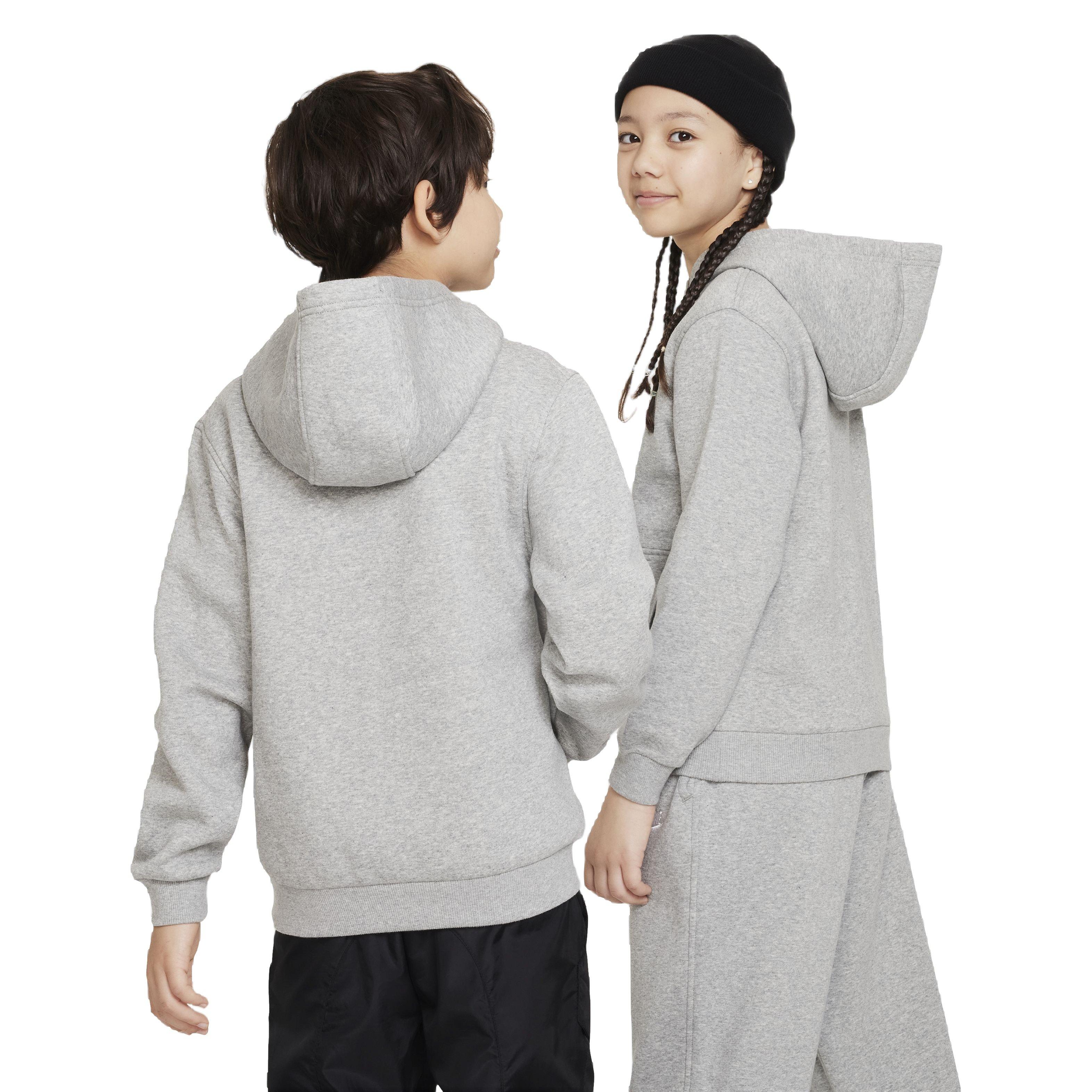 Nike Sportswear Club Fleece​ LBR Big Kids' Grey Hoodie