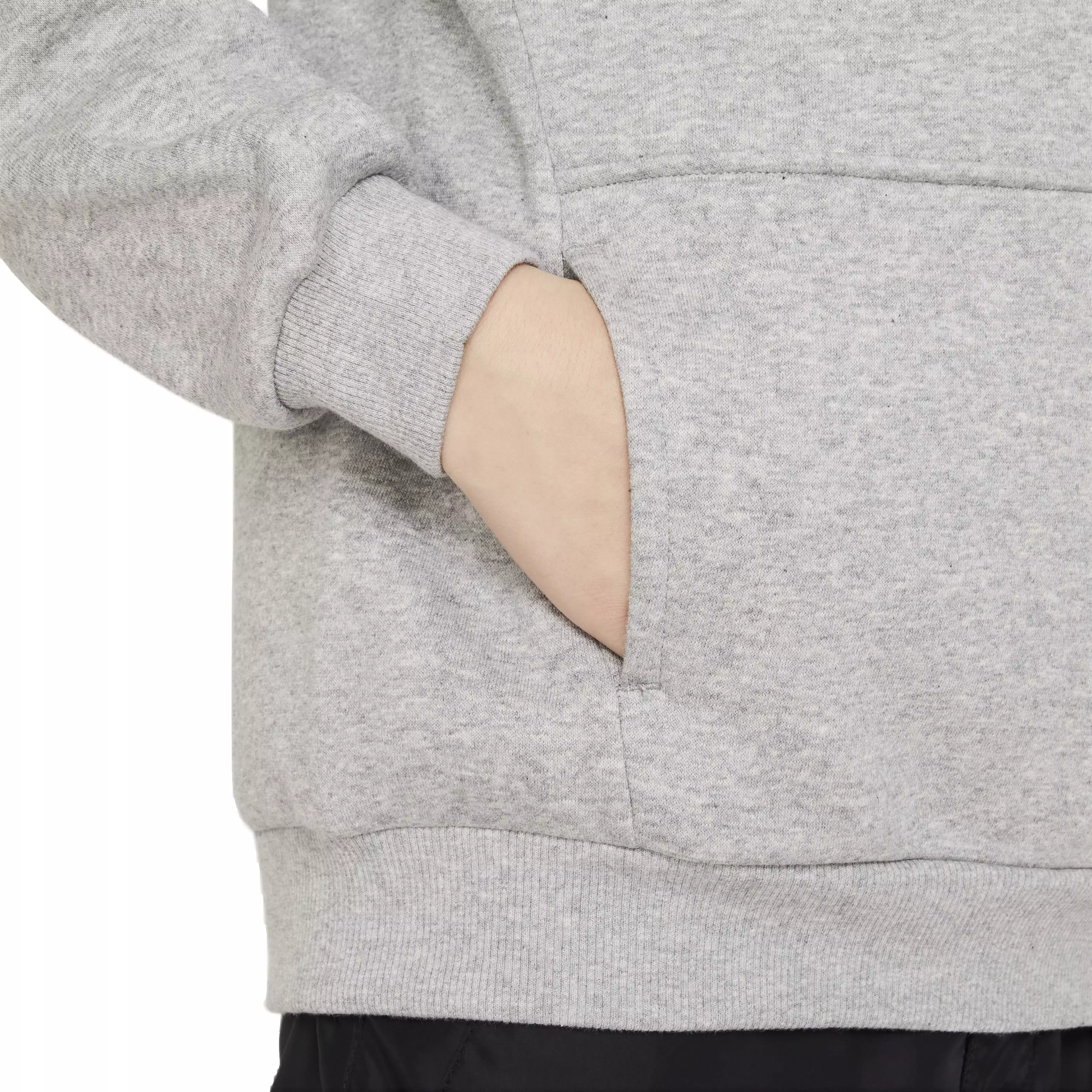 Nike Big Kids' Sportswear Club Fleece LBR Hoodie - Grey - GREY