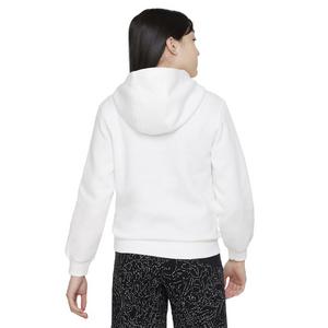 Nike Big Kids' Sportswear Club Fleece LBR Hoodie -White
