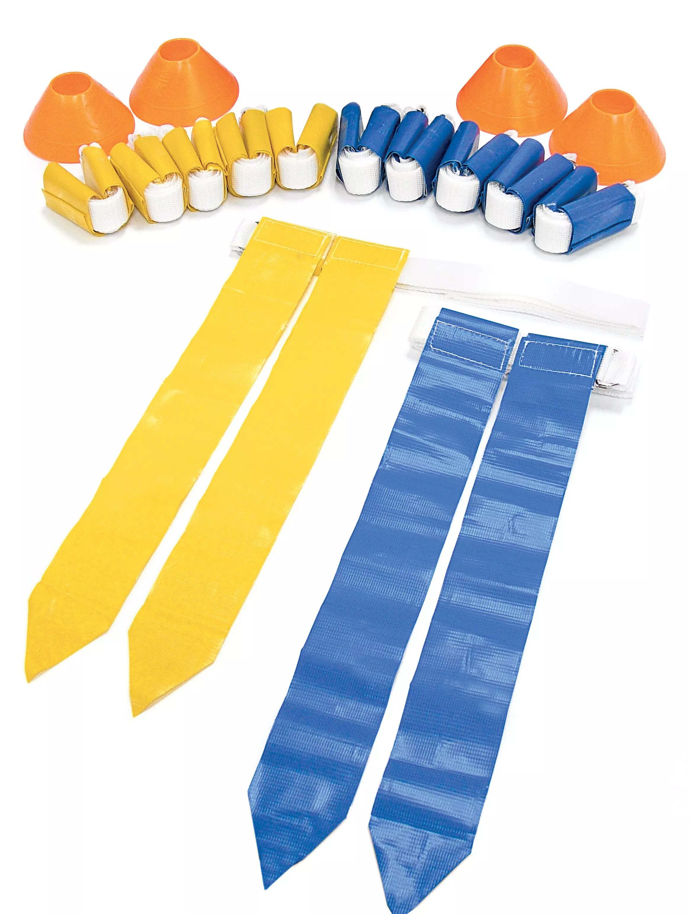 SKLZ 10-Man Flag Football Deluxe Set - Blue/Yellow - BLUE/YELLOW