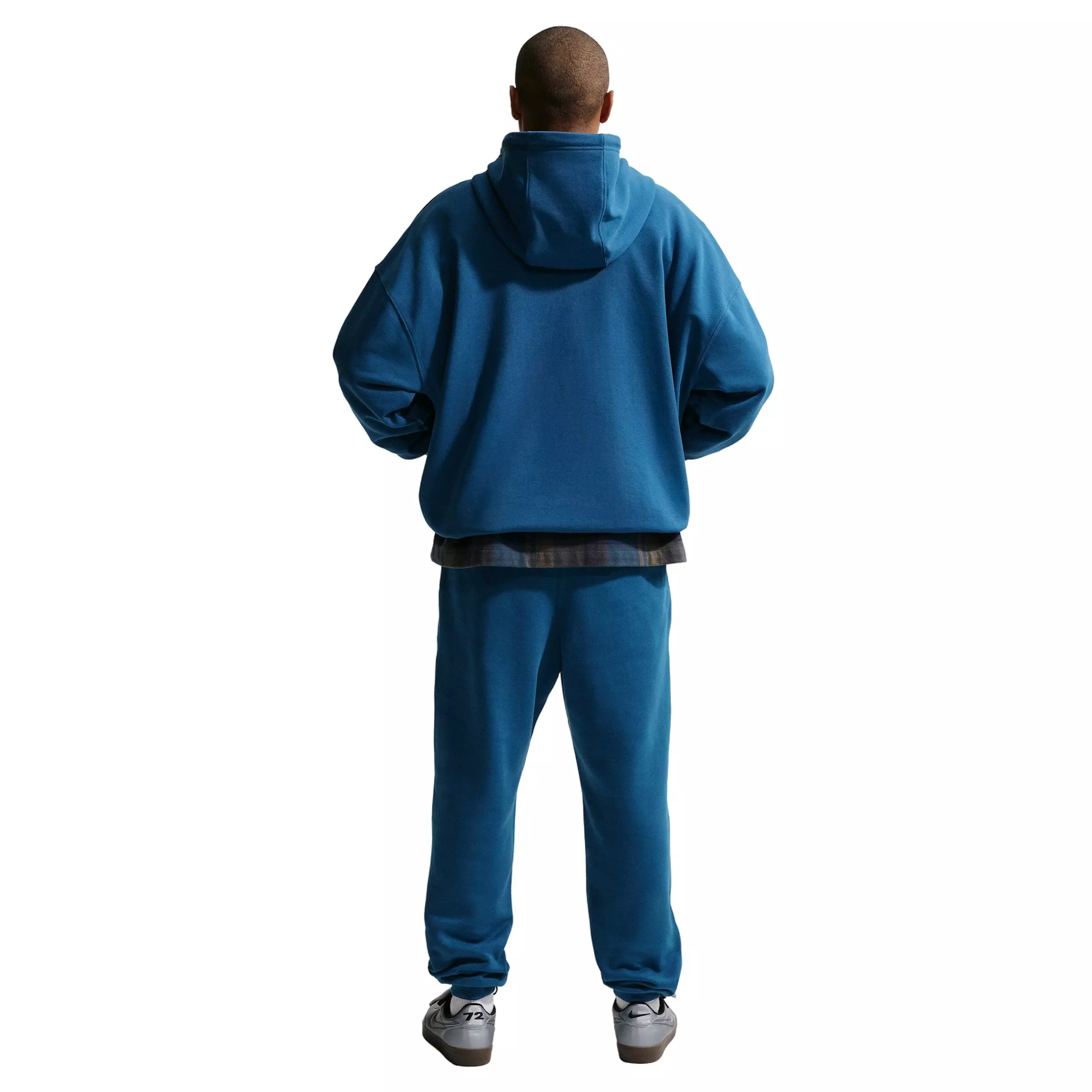 Nike Men's Sportswear Club Oversized French Terry Pullover Hoodie - BLUE